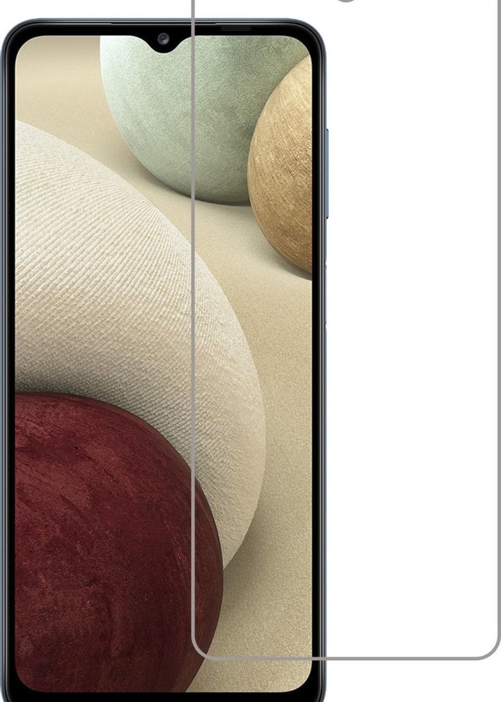LUQ Screenprotector Geschikt voor Samsung A12 Screenprotector Beschermglas Gehard Glas - Screenprotector Geschikt voor Samsung Galaxy A12 Screenprotector Glas