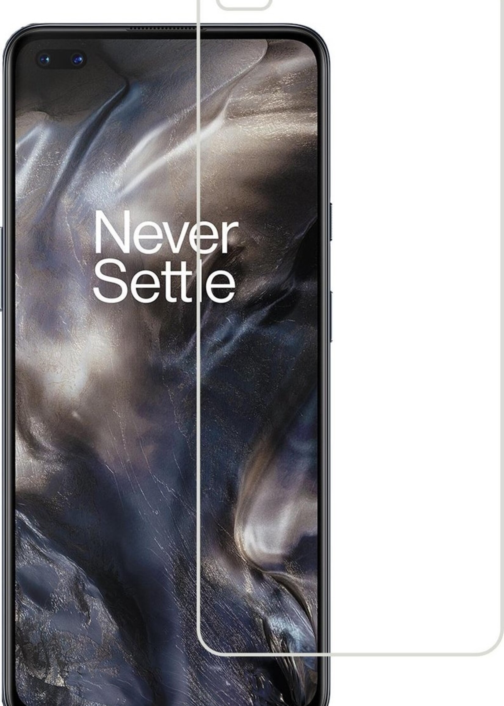 LUQ Screenprotector Geschikt voor OnePlus Nord Screenprotector Beschermglas Gehard Glas - Screenprotector Geschikt voor OnePlus Nord Screenprotector Glas