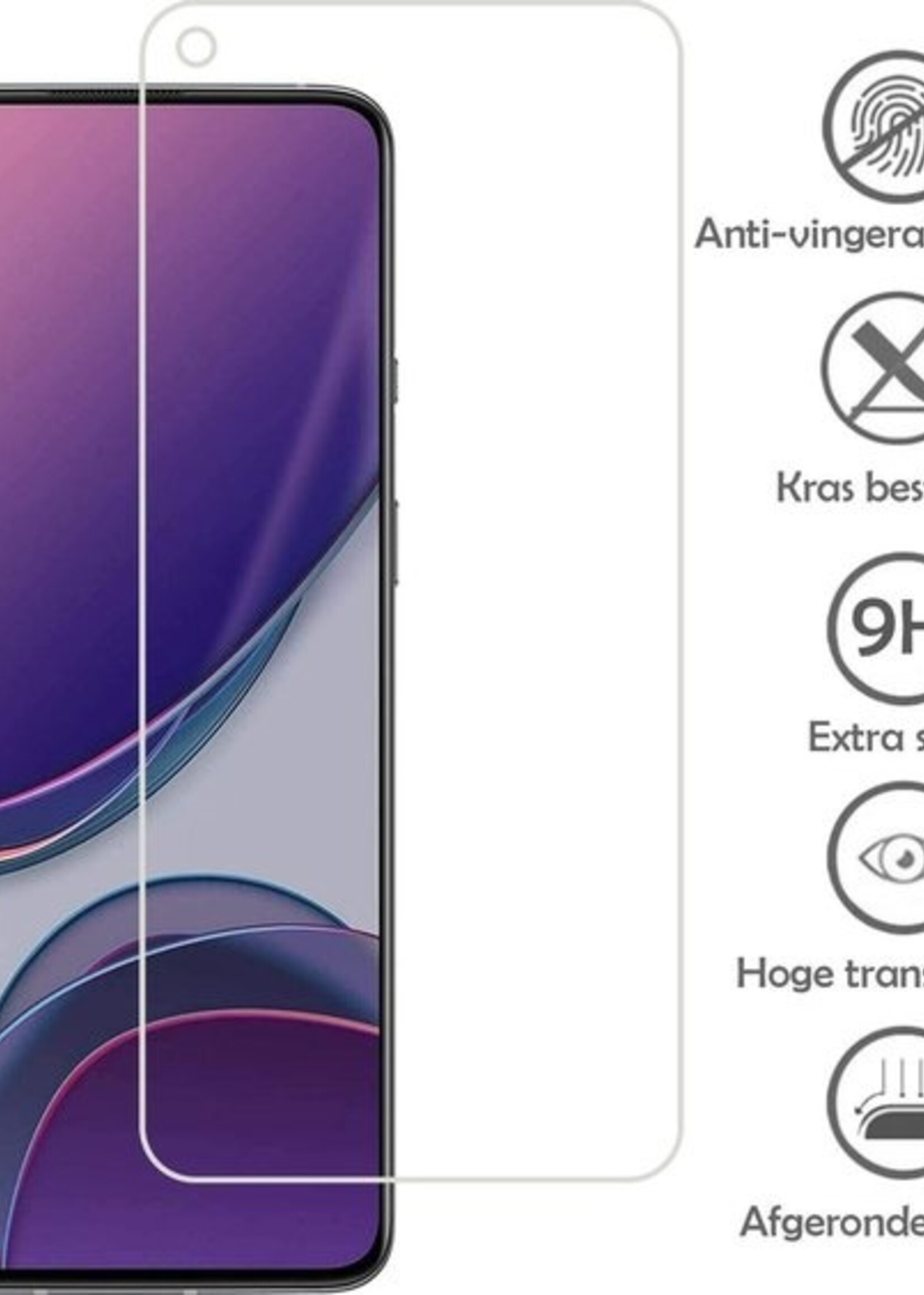 LUQ Screenprotector Geschikt voor OnePlus 8T Screenprotector Beschermglas Gehard Glas - Screenprotector Geschikt voor OnePlus 8T Screenprotector Glas - 2 Stuks