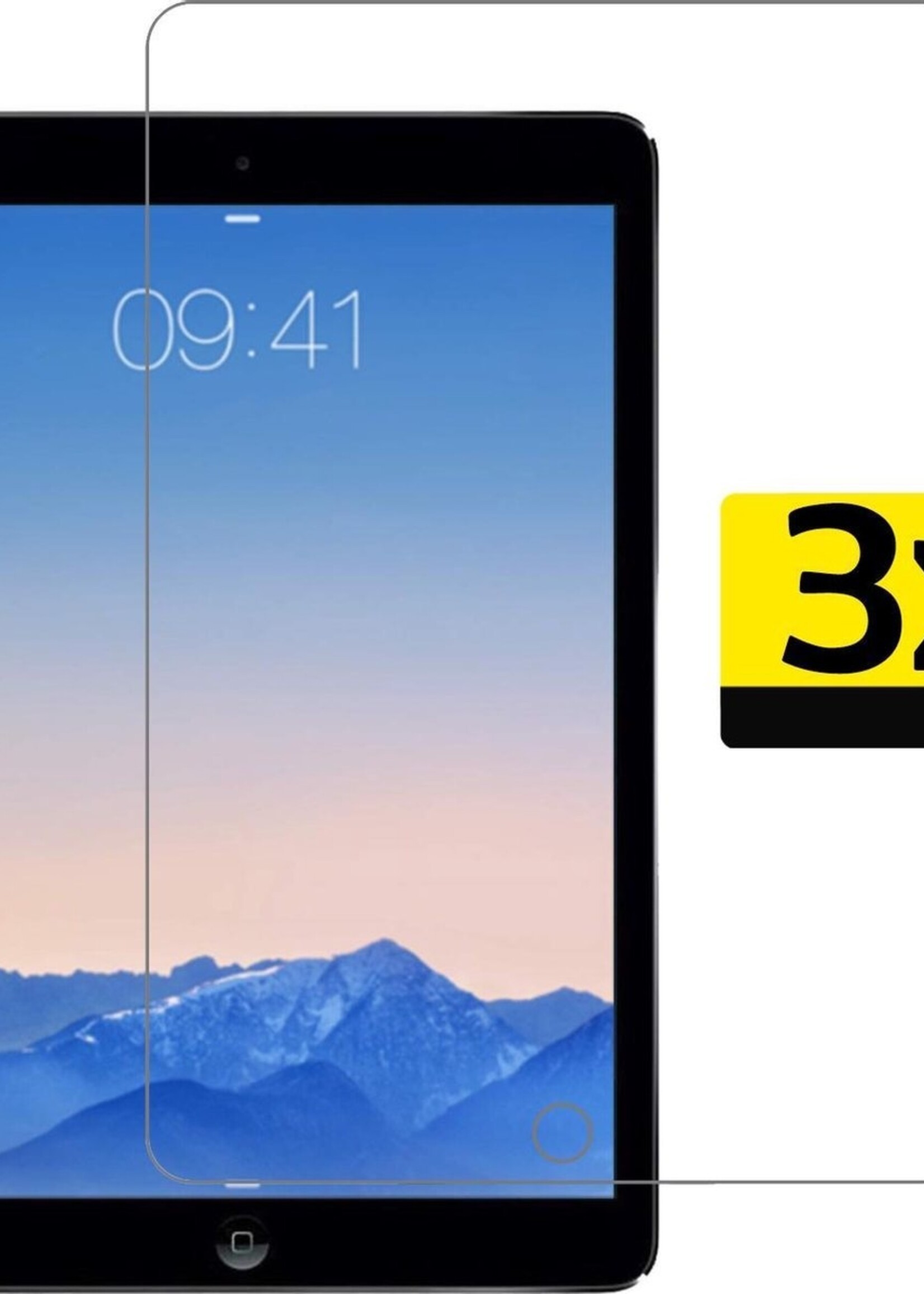LUQ Screenprotector Geschikt voor iPad Air 1 Screenprotector Bescherm Glas Tempered Glass Screen Protector - Screen Protector Geschikt voor iPad Air 1 Screenprotector - 3 Stuks