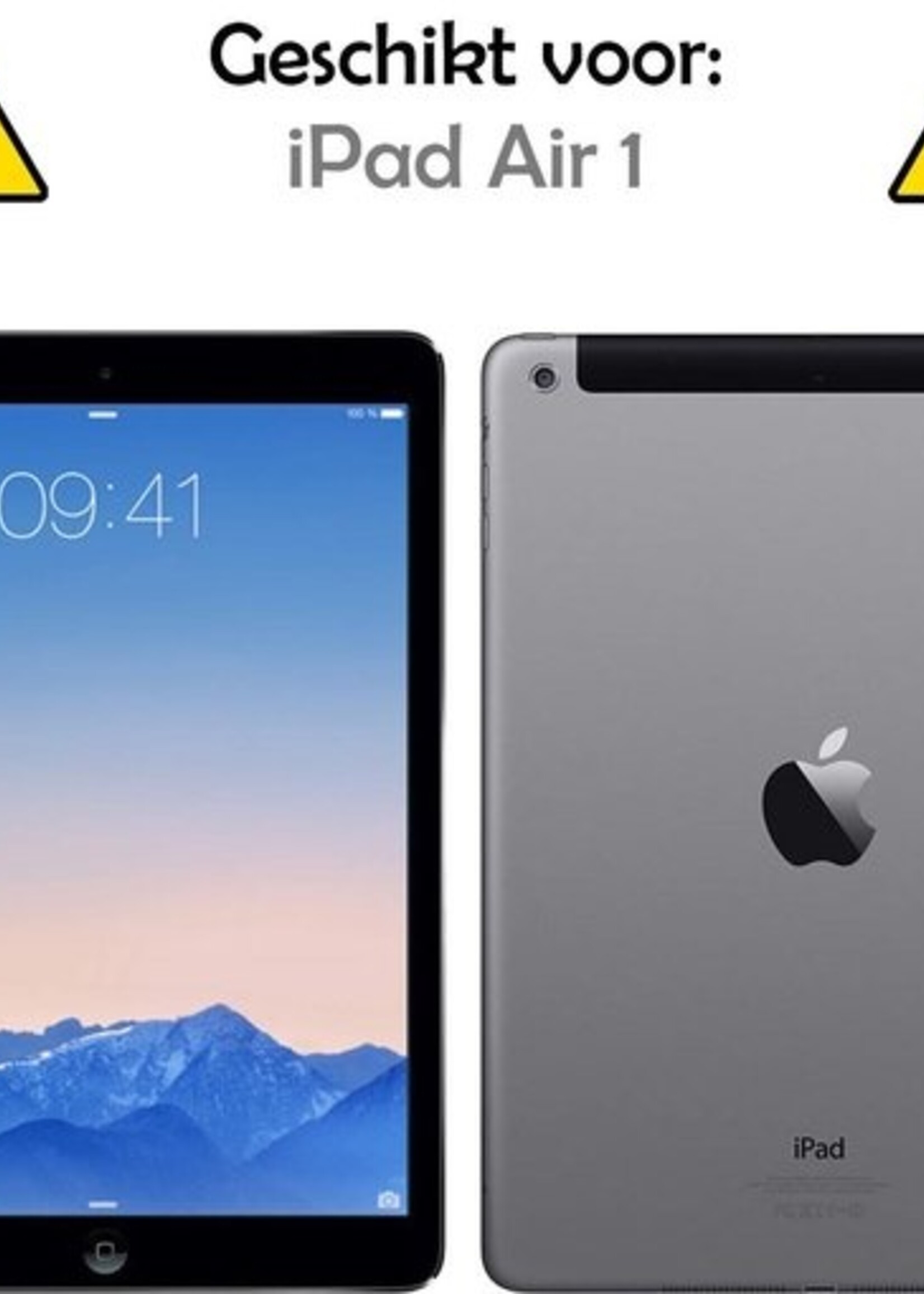 LUQ Screenprotector Geschikt voor iPad Air 1 Screenprotector Bescherm Glas Tempered Glass Screen Protector - Screen Protector Geschikt voor iPad Air 1 Screenprotector - 3 Stuks