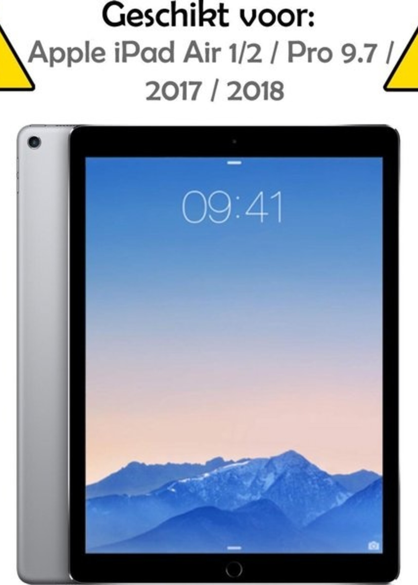 LUQ Screenprotector Geschikt voor iPad Air 1/2 / Pro 9.7 / 2017/2018 Screenprotector Bescherm Glas Tempered Glass Screen Protector - Screen Protector Geschikt voor iPad Air 1/2 / Pro 9.7 / 2017/2018 Screenprotector - 3 Stuks