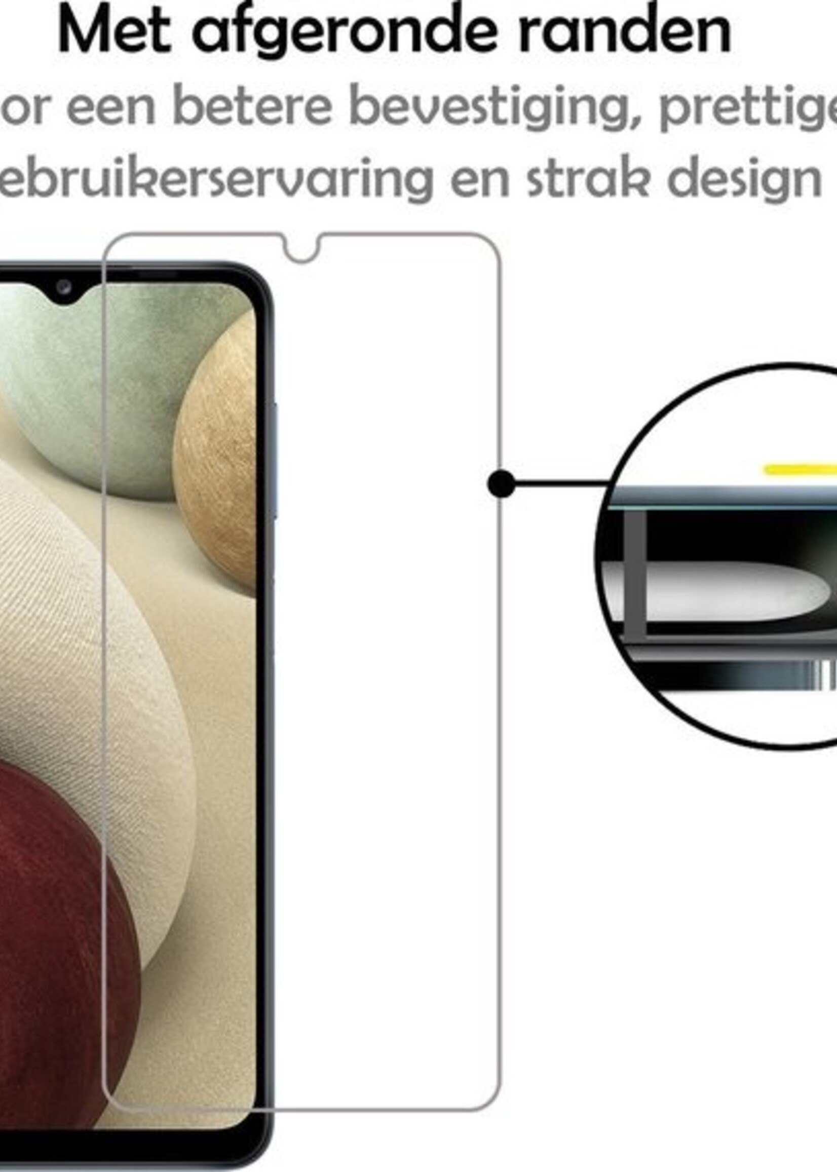 LUQ Hoesje Geschikt voor Samsung A12 Hoesje Siliconen Case Met 2x Screenprotector - Hoes Geschikt voor Samsung Galaxy A12 Hoes Siliconen - Transparant