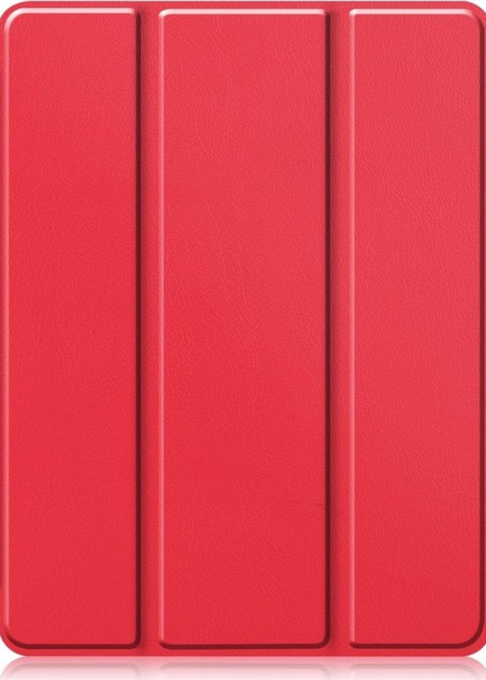 LUQ Hoes Geschikt voor iPad Pro 2020 (11 inch) Hoes Luxe Hoesje Case Met Uitsparing Geschikt voor Apple Pencil - Hoesje Geschikt voor iPad Pro 11 inch (2020) Hoes Cover - Rood