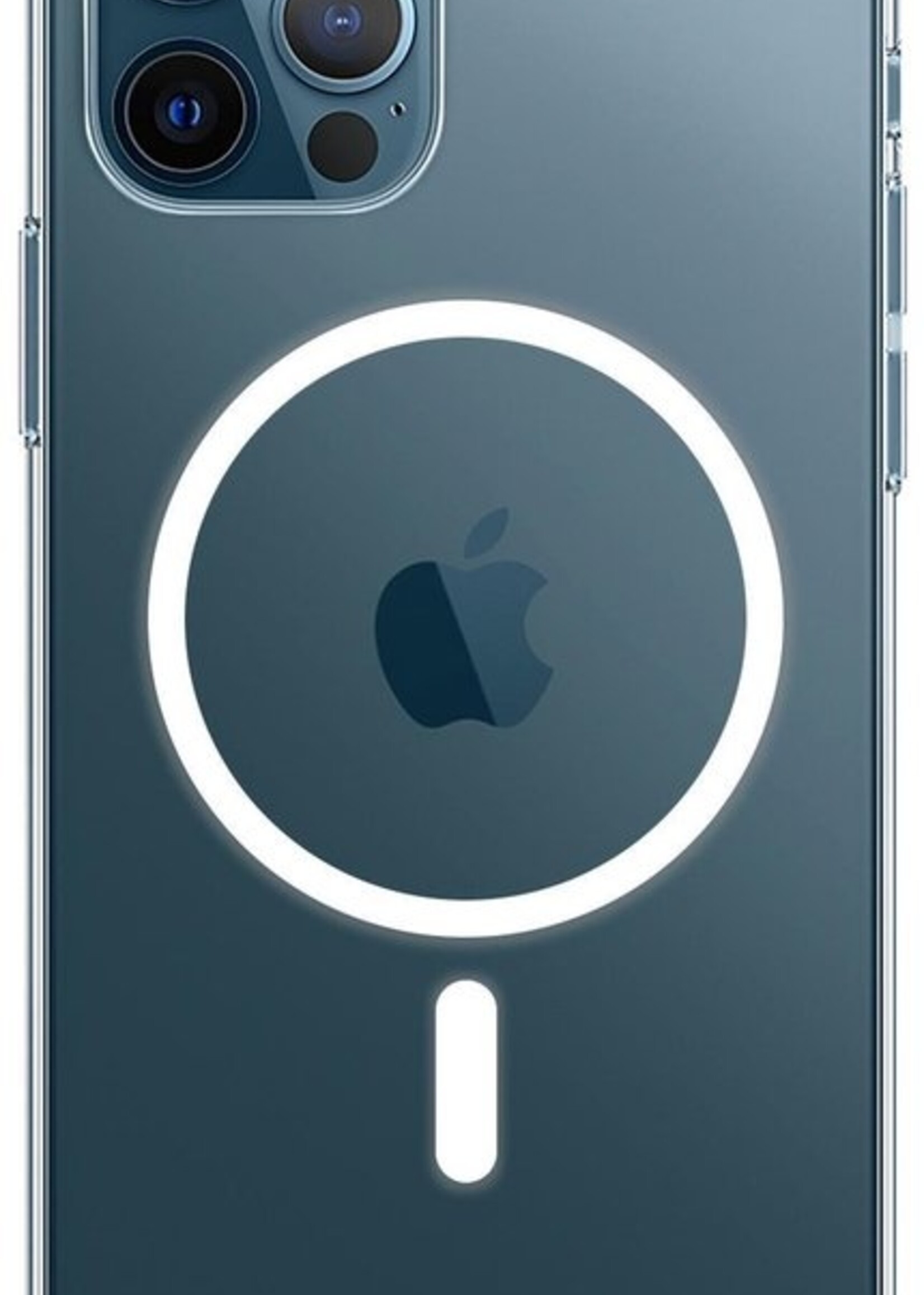 LUQ Hoesje Geschikt voor iPhone 12 Pro Max Hoesje Geschikt voor Magsafe Shockproof Case - Hoes Geschikt voor iPhone 12 Pro Max Hoesje Magsafe Shock Proof - Transparant - 2 Stuks