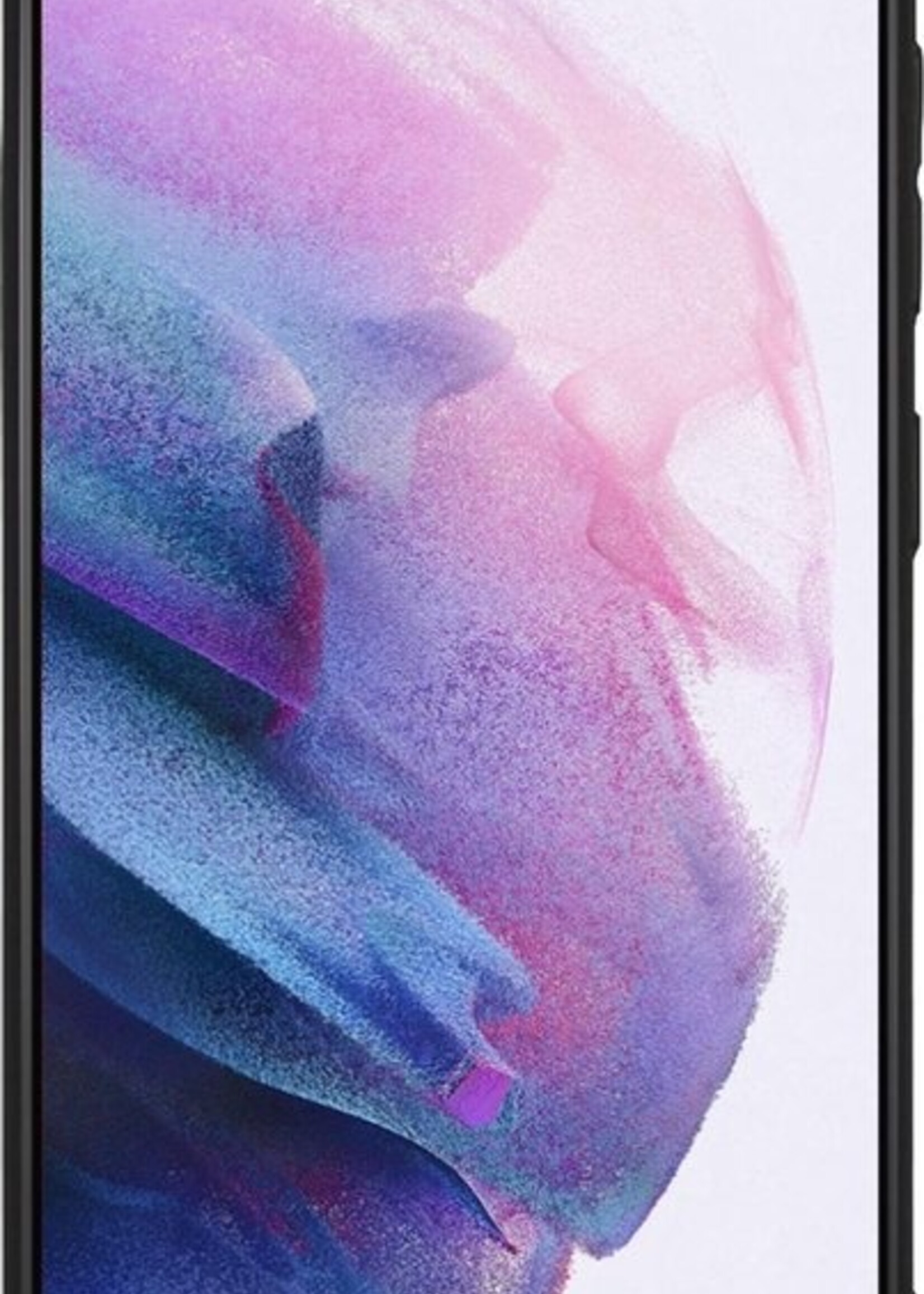 LUQ Hoesje Geschikt voor Samsung S21 Hoesje Siliconen Case - Hoes Geschikt voor Samsung Galaxy S21 Hoes Siliconen - Zwart - 2 Stuks