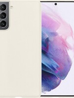 LUQ LUQ Samsung Galaxy S21 Plus hoesje siliconen - Wit