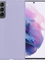 LUQ LUQ Samsung Galaxy S21 Plus hoesje siliconen - Lila
