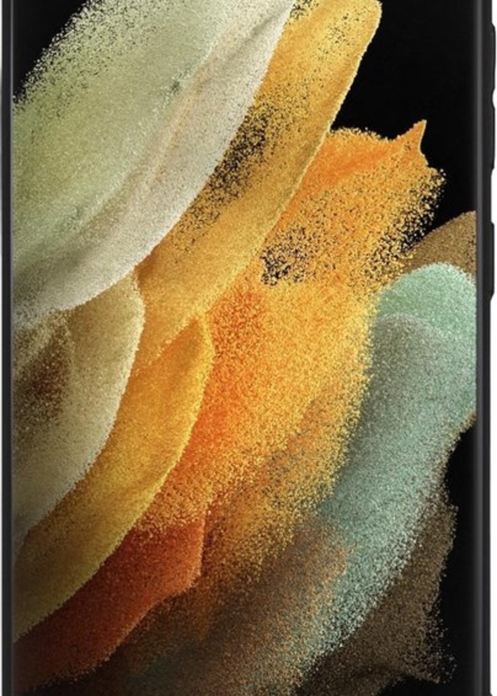 LUQ Hoesje Geschikt voor Samsung S21 Ultra Hoesje Siliconen Case - Hoes Geschikt voor Samsung Galaxy S21 Ultra Hoes Siliconen - Zwart - 2 Stuks