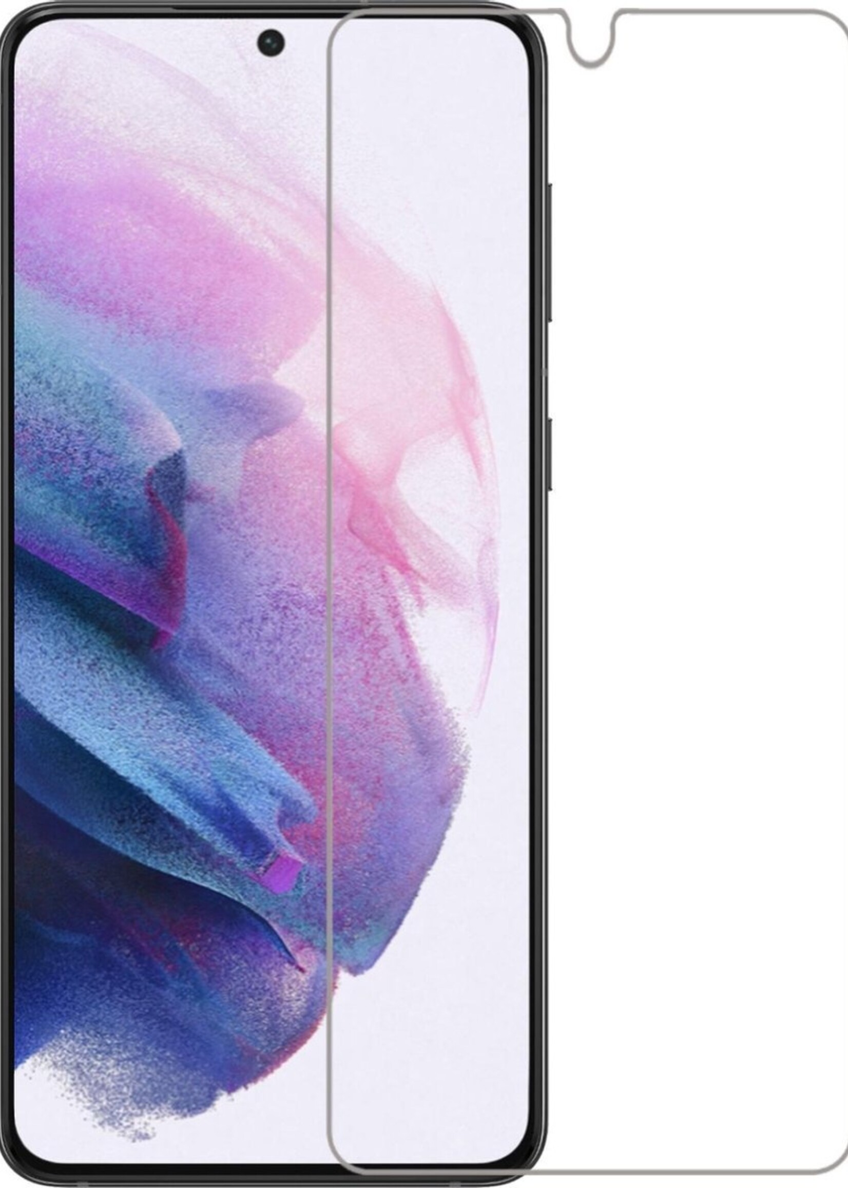 LUQ Screenprotector Geschikt voor Samsung S21 Plus Screenprotector Beschermglas Gehard Glas - Screenprotector Geschikt voor Samsung Galaxy S21 Plus Screenprotector Glas