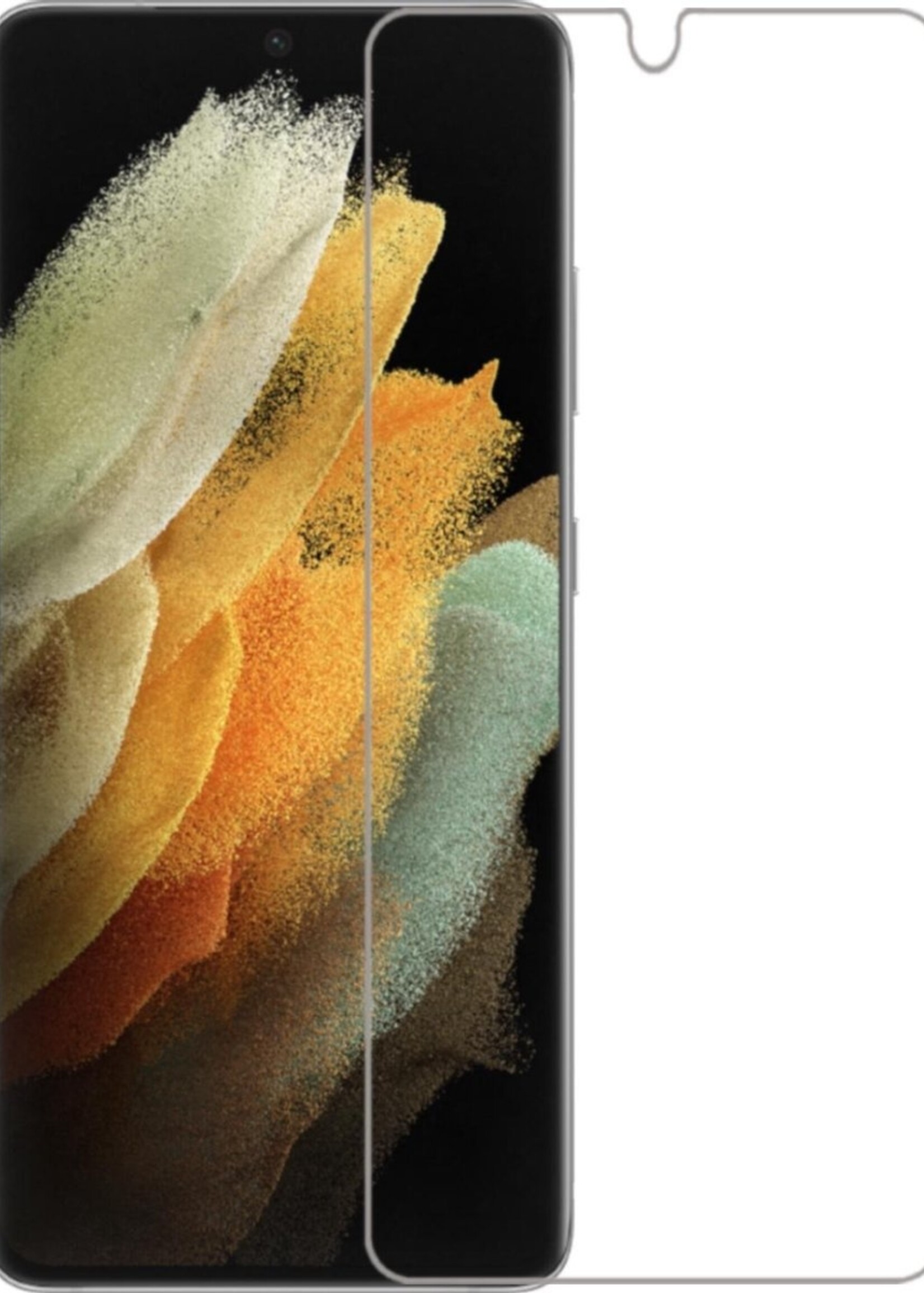 LUQ Screenprotector Geschikt voor Samsung S21 Ultra Screenprotector Beschermglas Gehard Glas - Screenprotector Geschikt voor Samsung Galaxy S21 Ultra Screenprotector Glas