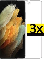 LUQ LUQ Samsung Galaxy S21 Ultra Screenprotector - 3 PACK
