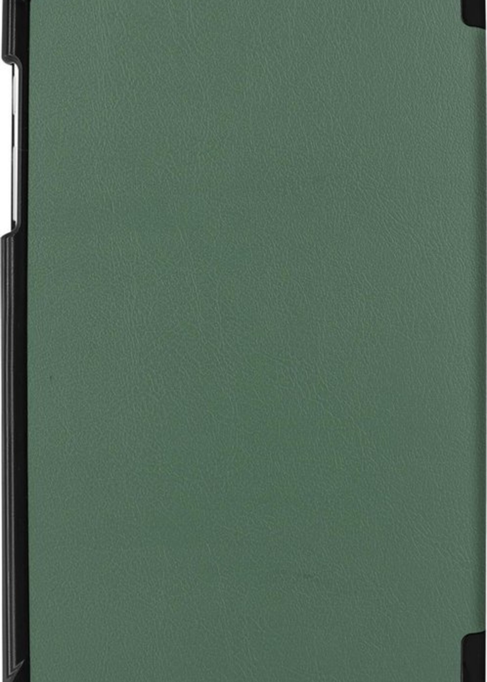 LUQ Hoes Geschikt voor Samsung Galaxy Tab A 8.0 (2019) Hoes Luxe Hoesje Book Case - Hoesje Geschikt voor Samsung Tab A 8.0 (2019) Hoes Cover - Donkergroen