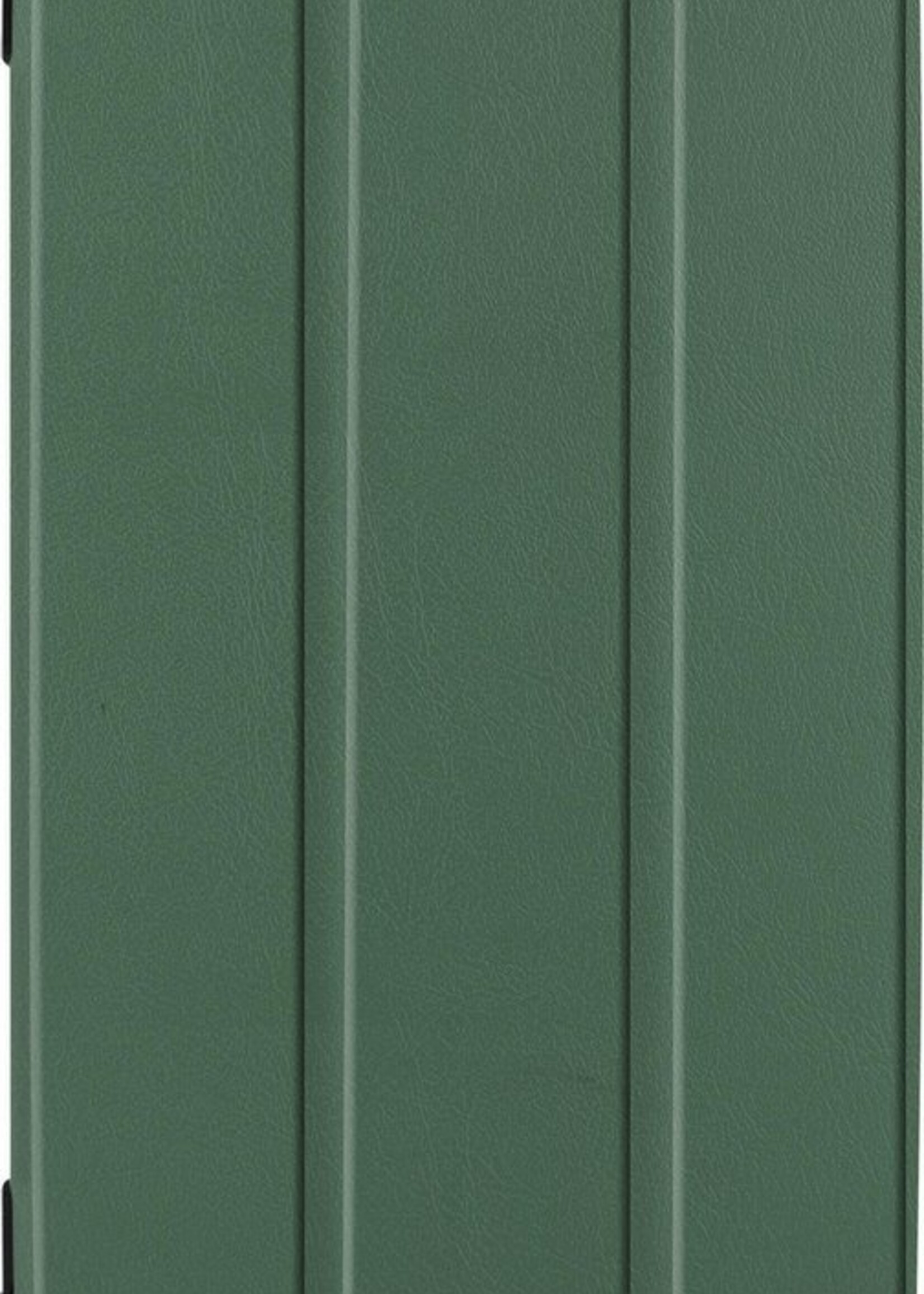 LUQ Hoes Geschikt voor Samsung Galaxy Tab A 8.0 (2019) Hoes Luxe Hoesje Book Case - Hoesje Geschikt voor Samsung Tab A 8.0 (2019) Hoes Cover - Donkergroen