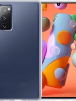 LUQ LUQ Samsung Galaxy A41 hoesje siliconen - Transparant