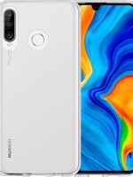 LUQ LUQ Huawei P30 lite hoesje siliconen - Transparant