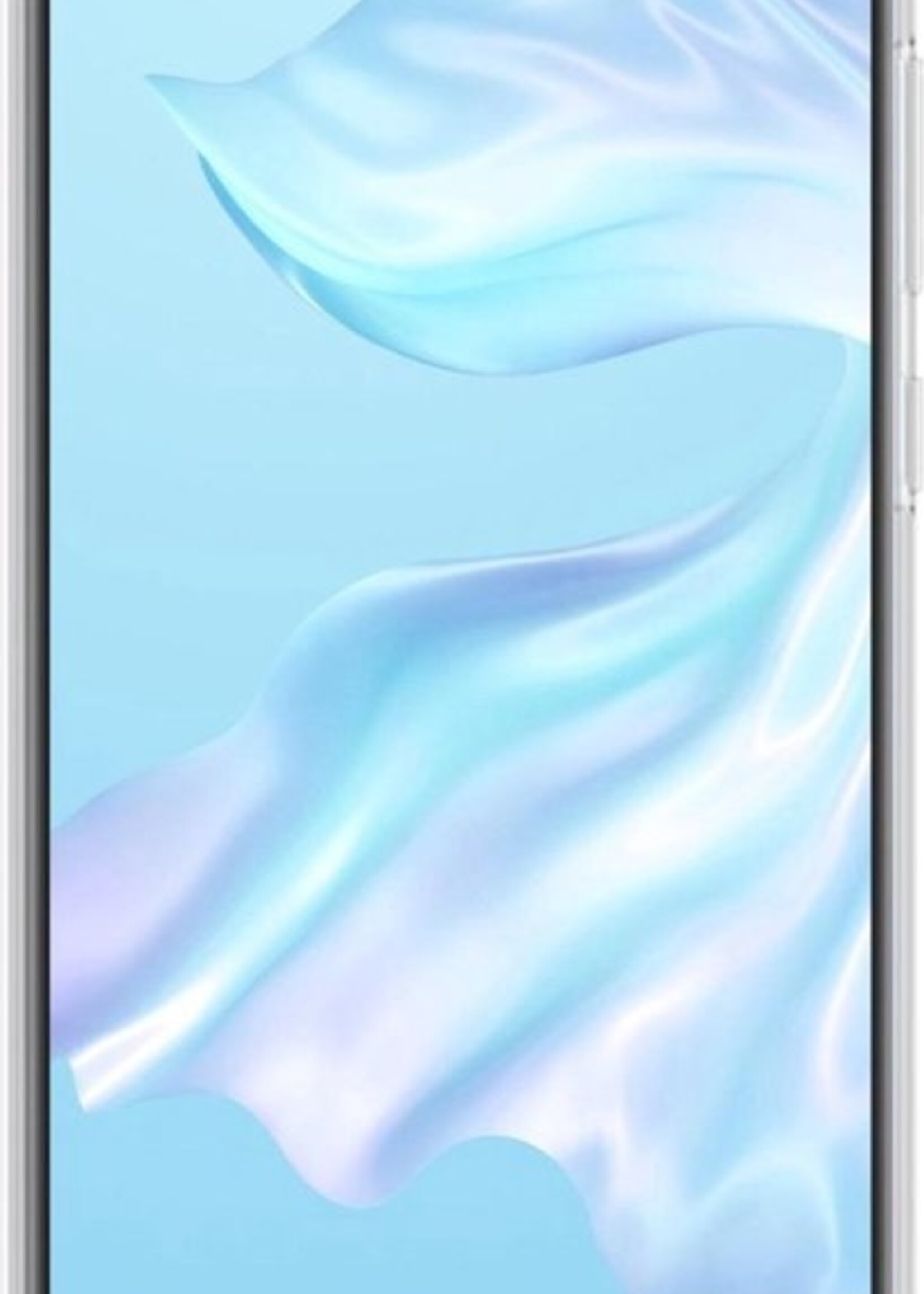 LUQ Hoesje Geschikt voor Huawei P30 Hoesje Siliconen Case - Hoes Geschikt voor Huawei P30 Hoes Siliconen - Transparant