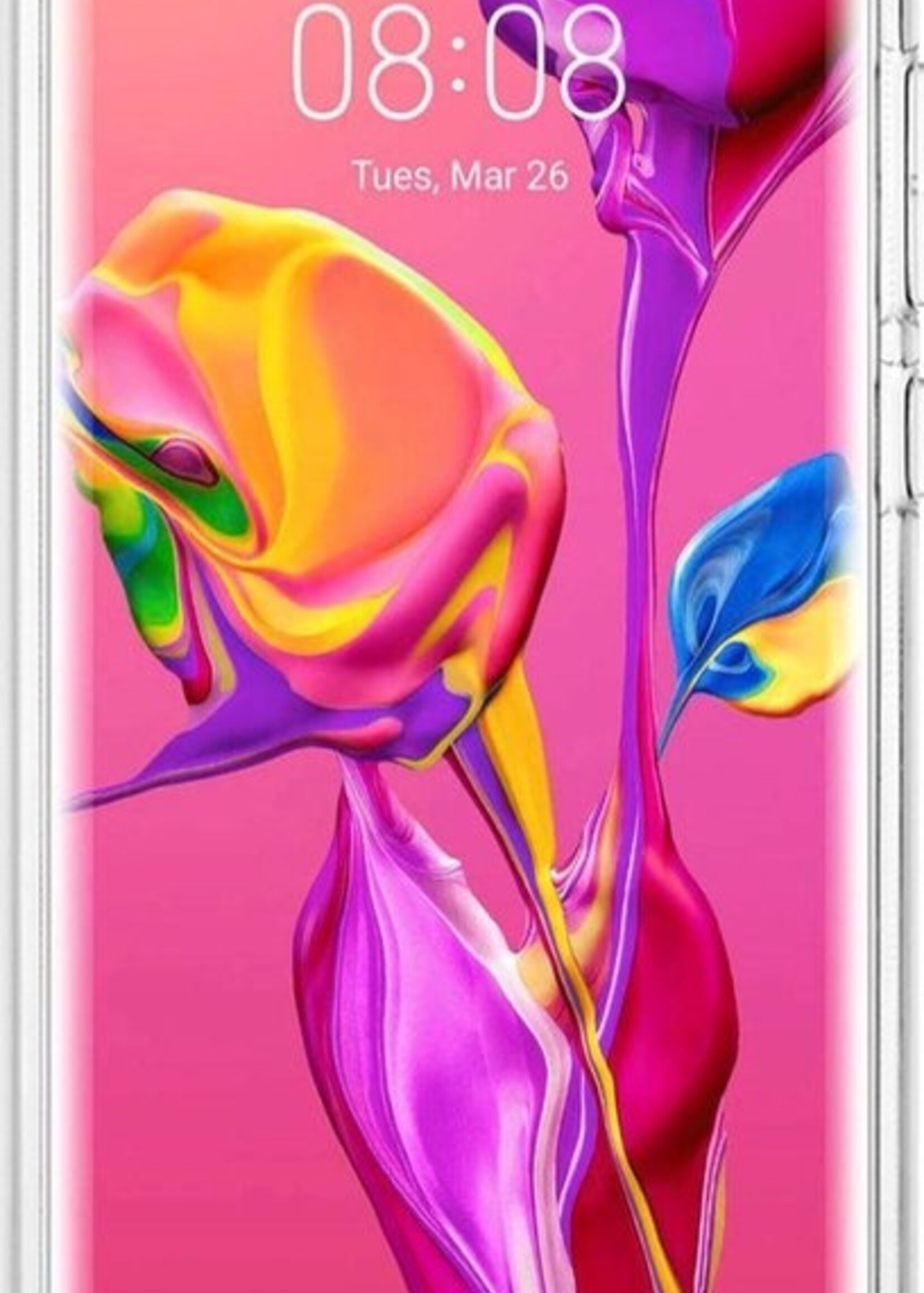 LUQ Hoesje Geschikt voor Huawei P30 Pro Hoesje Siliconen Case - Hoes Geschikt voor Huawei P30 Pro Hoes Siliconen - Transparant - 2 Stuks