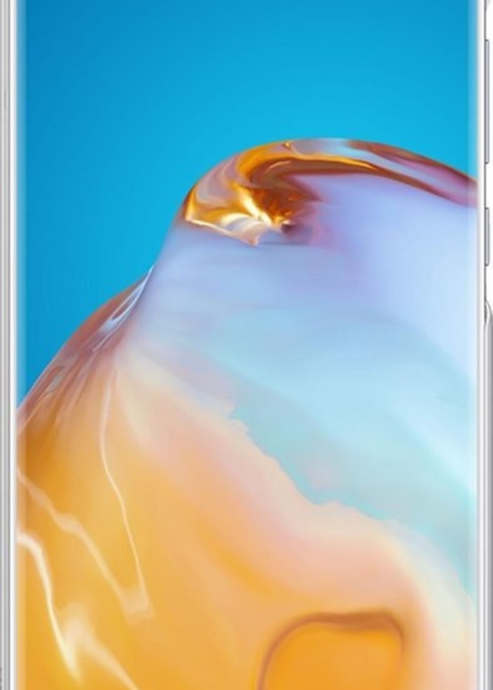 LUQ Hoesje Geschikt voor Huawei P40 Hoesje Siliconen Case - Hoes Geschikt voor Huawei P40 Hoes Siliconen - Transparant