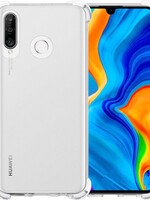 LUQ LUQ Huawei P30 lite hoesje shockproof siliconen - Transparant