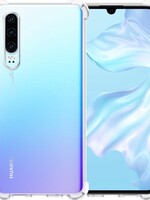LUQ LUQ Huawei P30 hoesje shockproof siliconen - Transparant