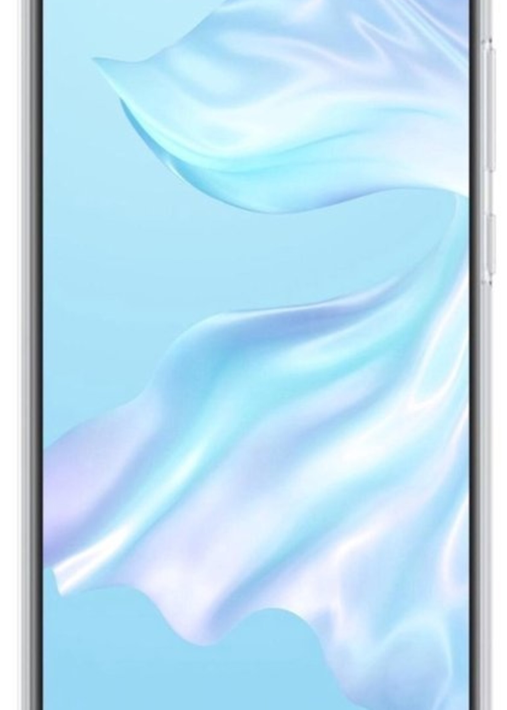 LUQ Hoesje Geschikt voor Huawei P30 Hoesje Shockproof Case Siliconen - Hoes Geschikt voor Huawei P30 Hoes Cover Siliconen - Transparant