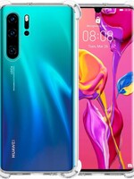 LUQ LUQ Huawei P30 Pro hoesje shockproof siliconen - Transparant