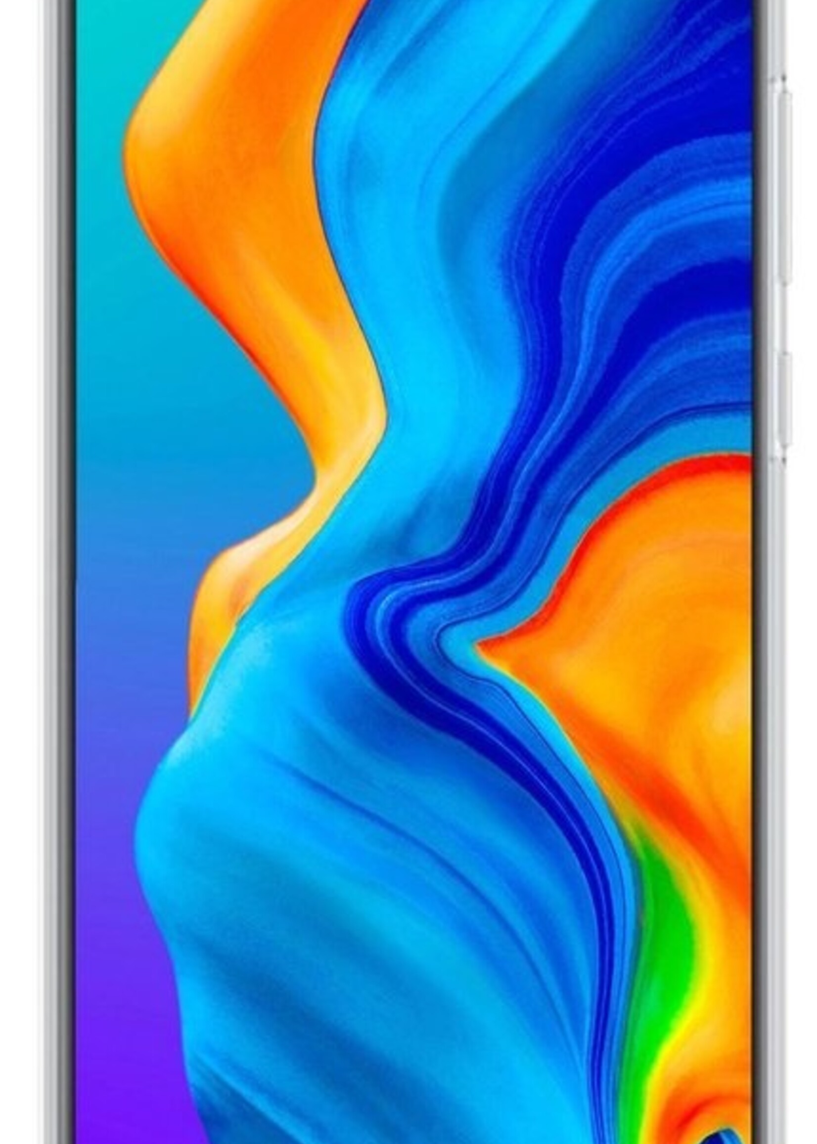 LUQ Hoesje Geschikt voor Huawei P30 Lite Hoesje Shockproof Case Siliconen - Hoes Geschikt voor Huawei P30 Lite Hoes Cover Siliconen - Transparant - 2 Stuks