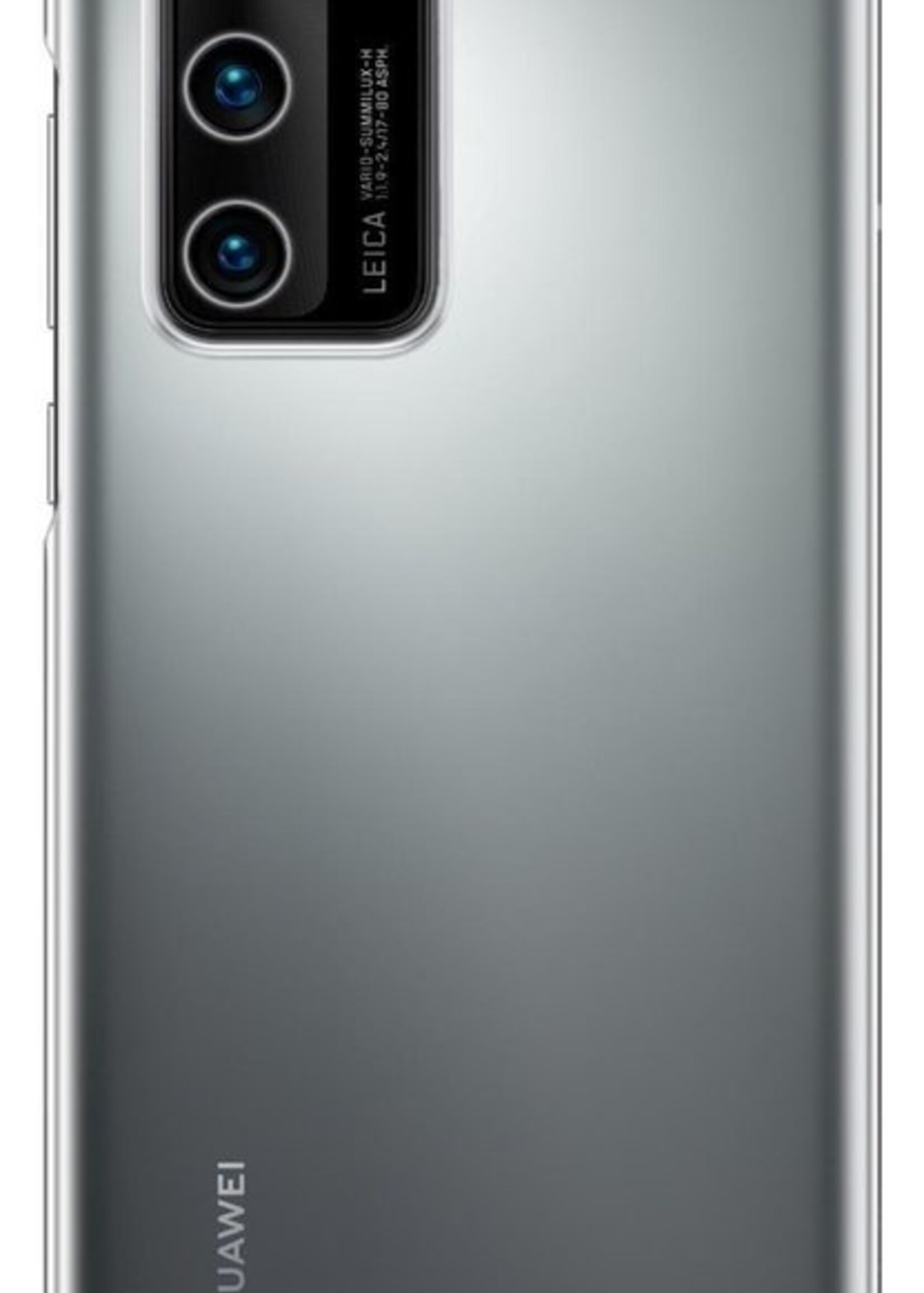 LUQ Hoesje Geschikt voor Huawei P40 Hoesje Shockproof Case Siliconen - Hoes Geschikt voor Huawei P40 Hoes Cover Siliconen - Transparant