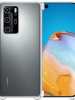 LUQ LUQ Huawei P40 Pro hoesje shockproof siliconen - Transparant