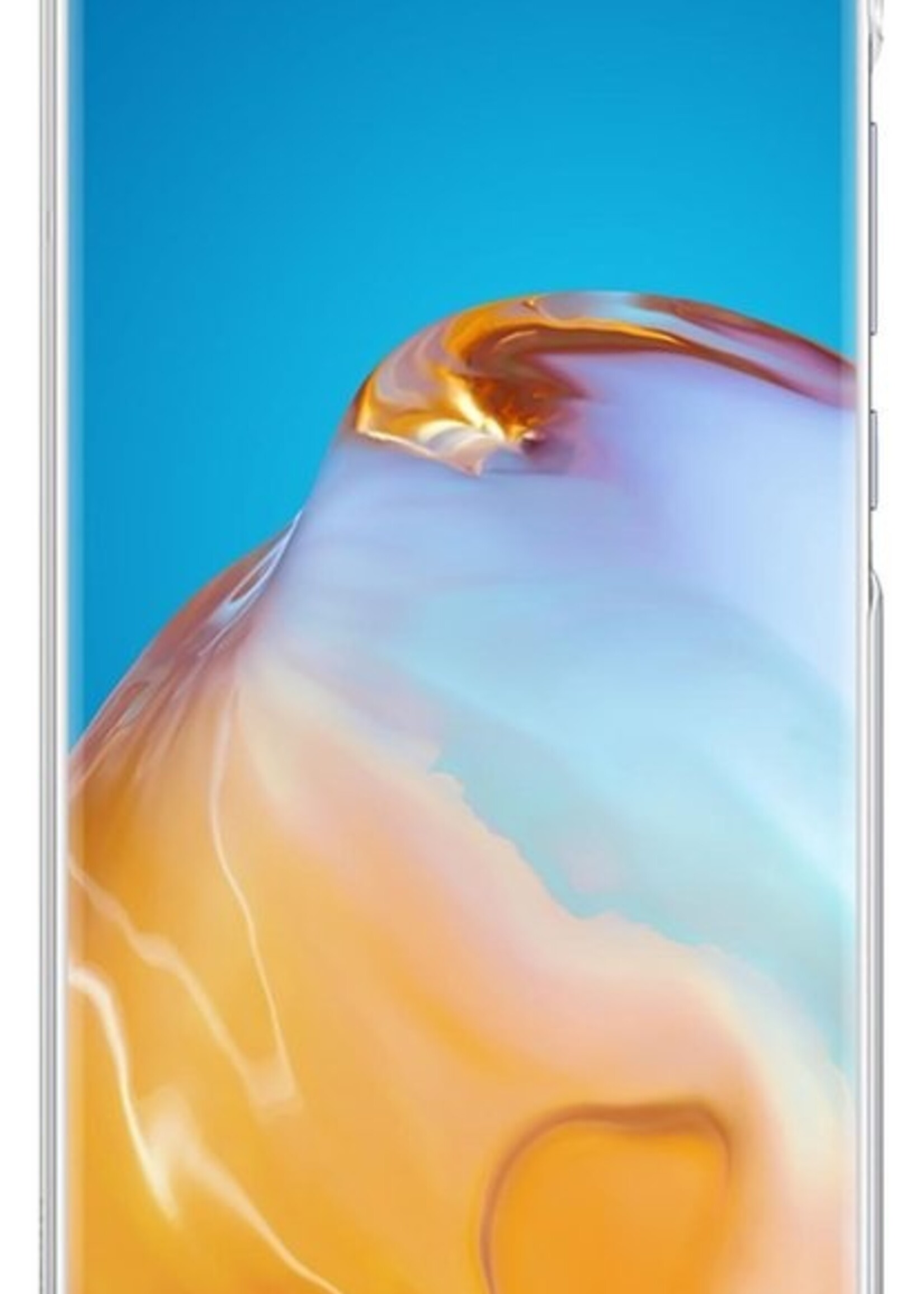 LUQ Hoesje Geschikt voor Huawei P40 Pro Hoesje Shockproof Case Siliconen - Hoes Geschikt voor Huawei P40 Pro Hoes Cover Siliconen - Transparant