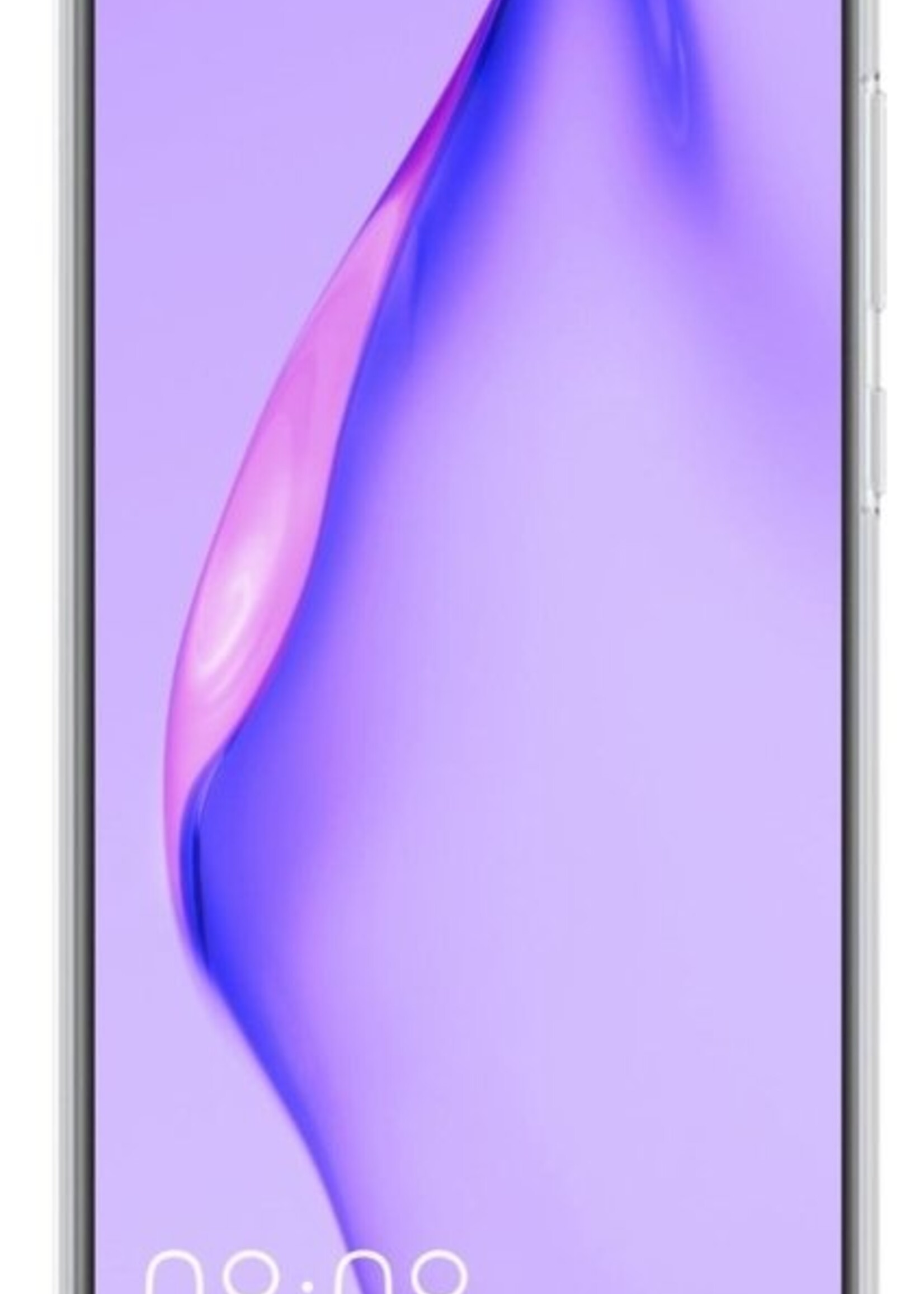 LUQ Hoesje Geschikt voor Huawei P40 Lite Hoesje Shockproof Case Siliconen - Hoes Geschikt voor Huawei P40 Lite Hoes Cover Siliconen - Transparant - 2 Stuks