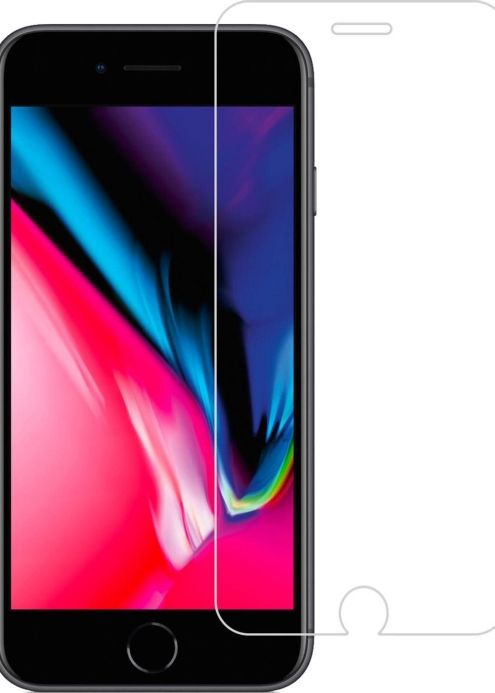 LUQ Screenprotector Geschikt voor iPhone 6/7/8/SE 2020 Screenprotector Beschermglas Gehard Glas - Screenprotector Geschikt voor iPhone 6/7/8/SE 2020 Screenprotector Glas
