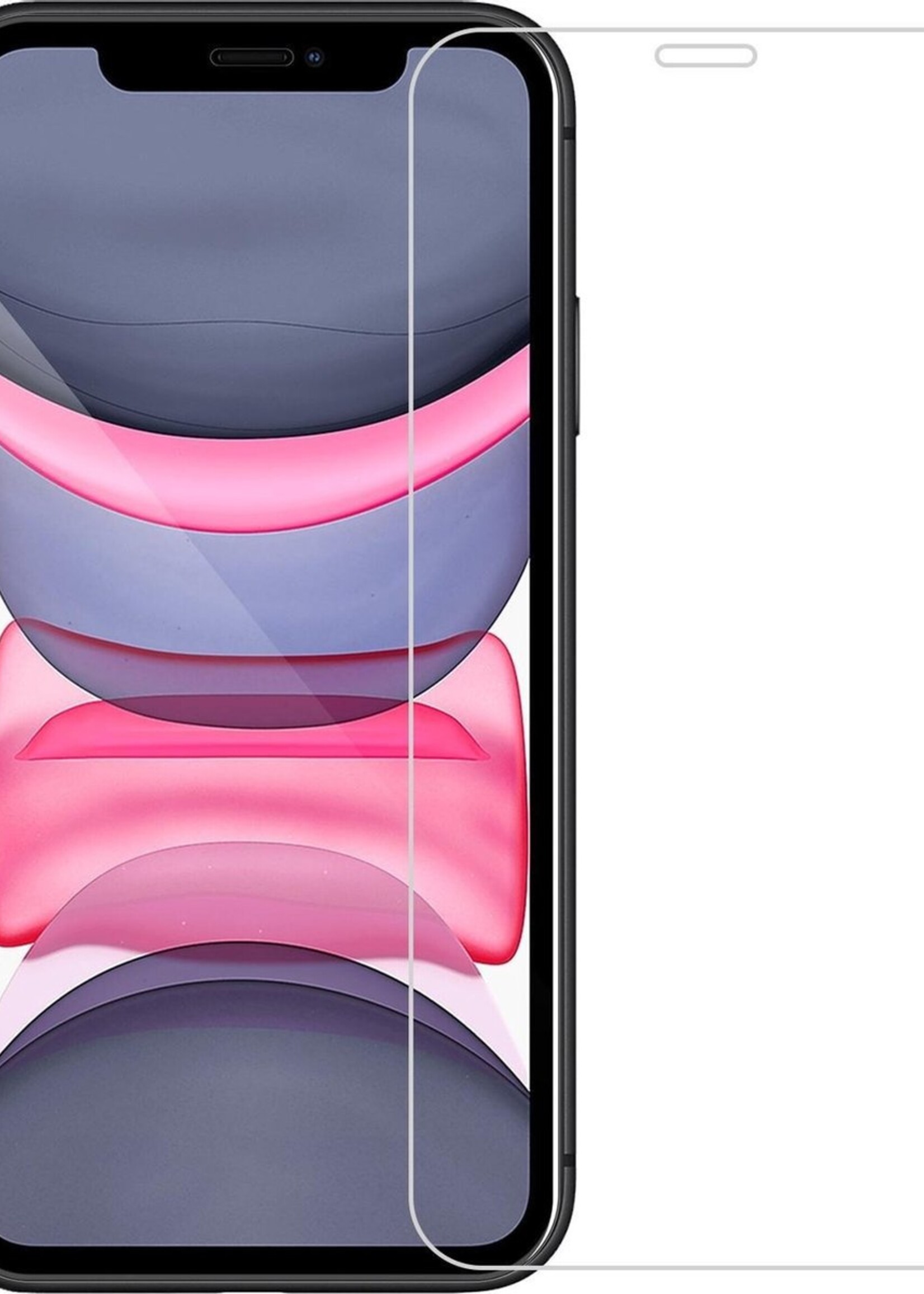 LUQ Screenprotector Geschikt voor iPhone XR Screenprotector Volledig - Screenprotector Geschikt voor iPhone XR Screenprotector Bescherm Glas