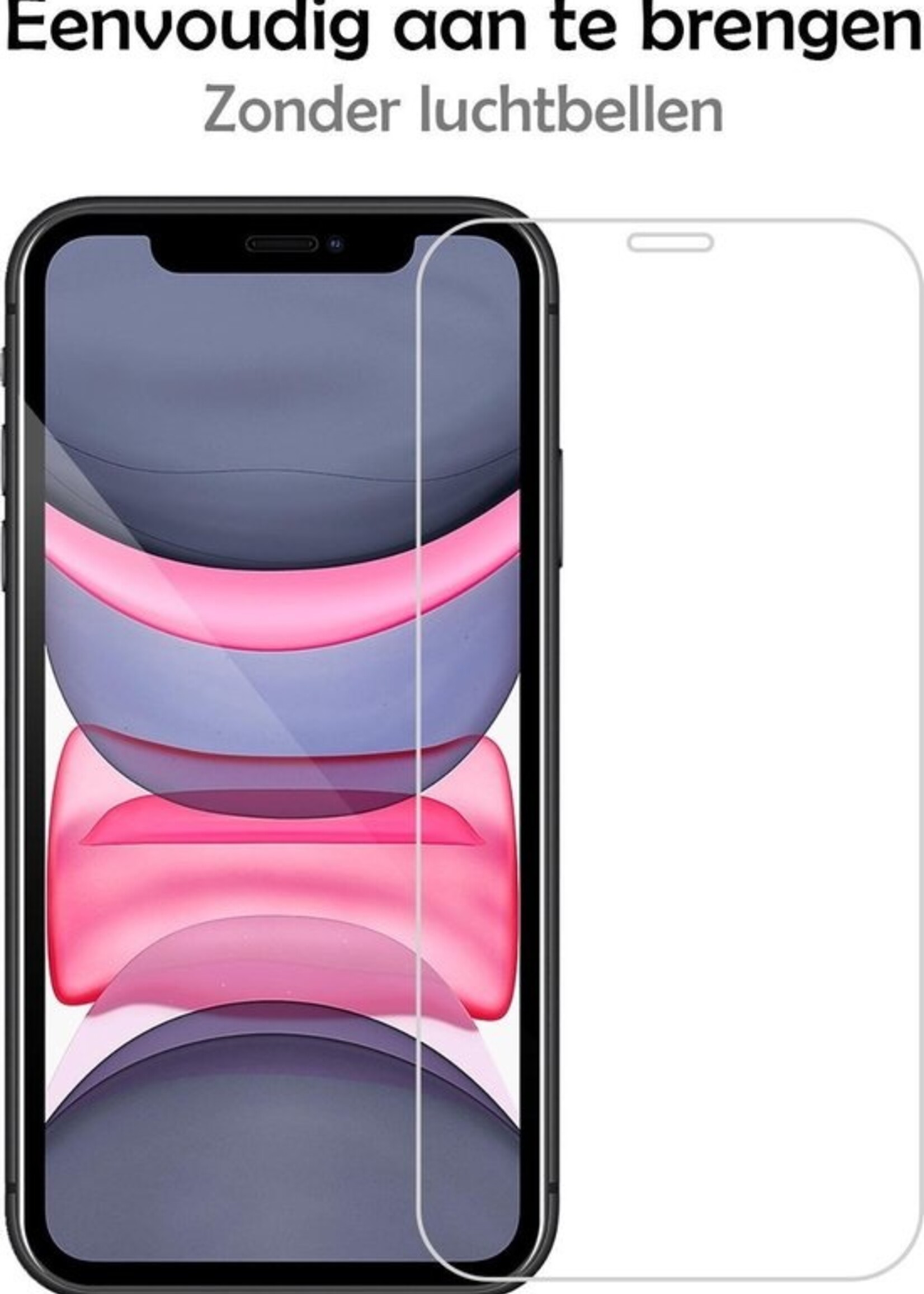 LUQ Screenprotector Geschikt voor iPhone 11 Pro Max Screenprotector Volledig - Screenprotector Geschikt voor iPhone 11 Pro Max Screenprotector Bescherm Glas