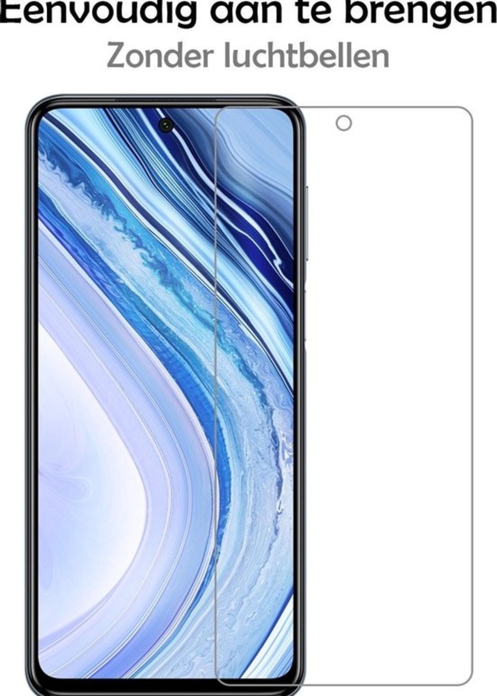 LUQ Screenprotector Geschikt voor Xiaomi Redmi Note 9 Pro Screenprotector Beschermglas Gehard Glas - Screenprotector Geschikt voor Xiaomi Redmi Note 9 Pro Screenprotector Glas - 2 Stuks
