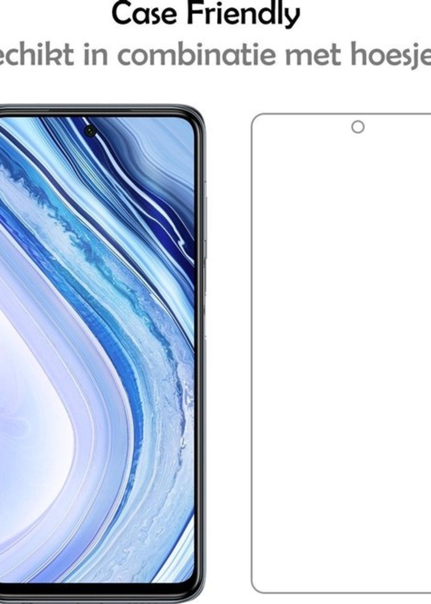 LUQ Screenprotector Geschikt voor Xiaomi Redmi Note 9 Pro Screenprotector Beschermglas Gehard Glas - Screenprotector Geschikt voor Xiaomi Redmi Note 9 Pro Screenprotector Glas