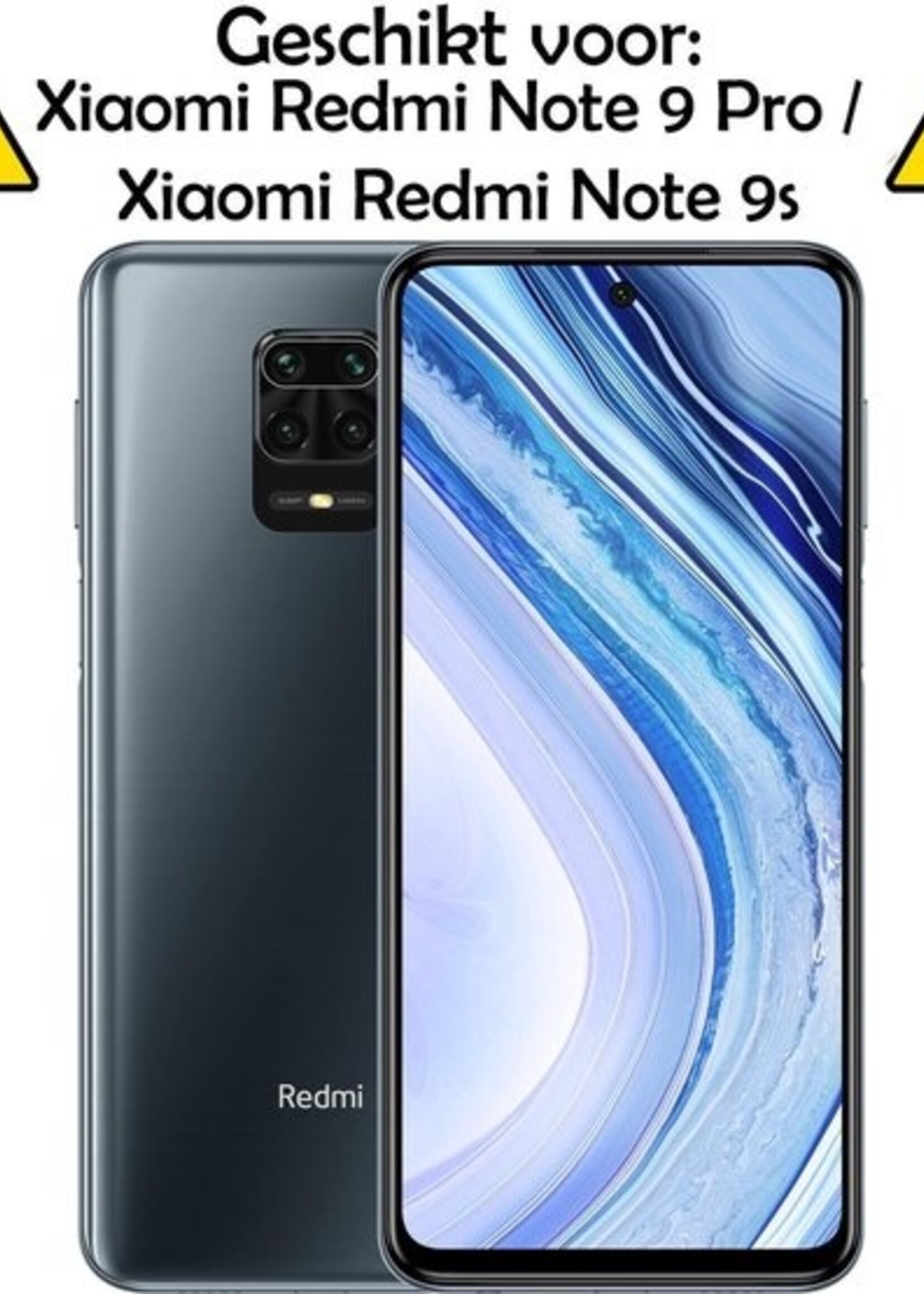 LUQ Screenprotector Geschikt voor Xiaomi Redmi Note 9 Pro Screenprotector Beschermglas Gehard Glas - Screenprotector Geschikt voor Xiaomi Redmi Note 9 Pro Screenprotector Glas - 3 Stuks