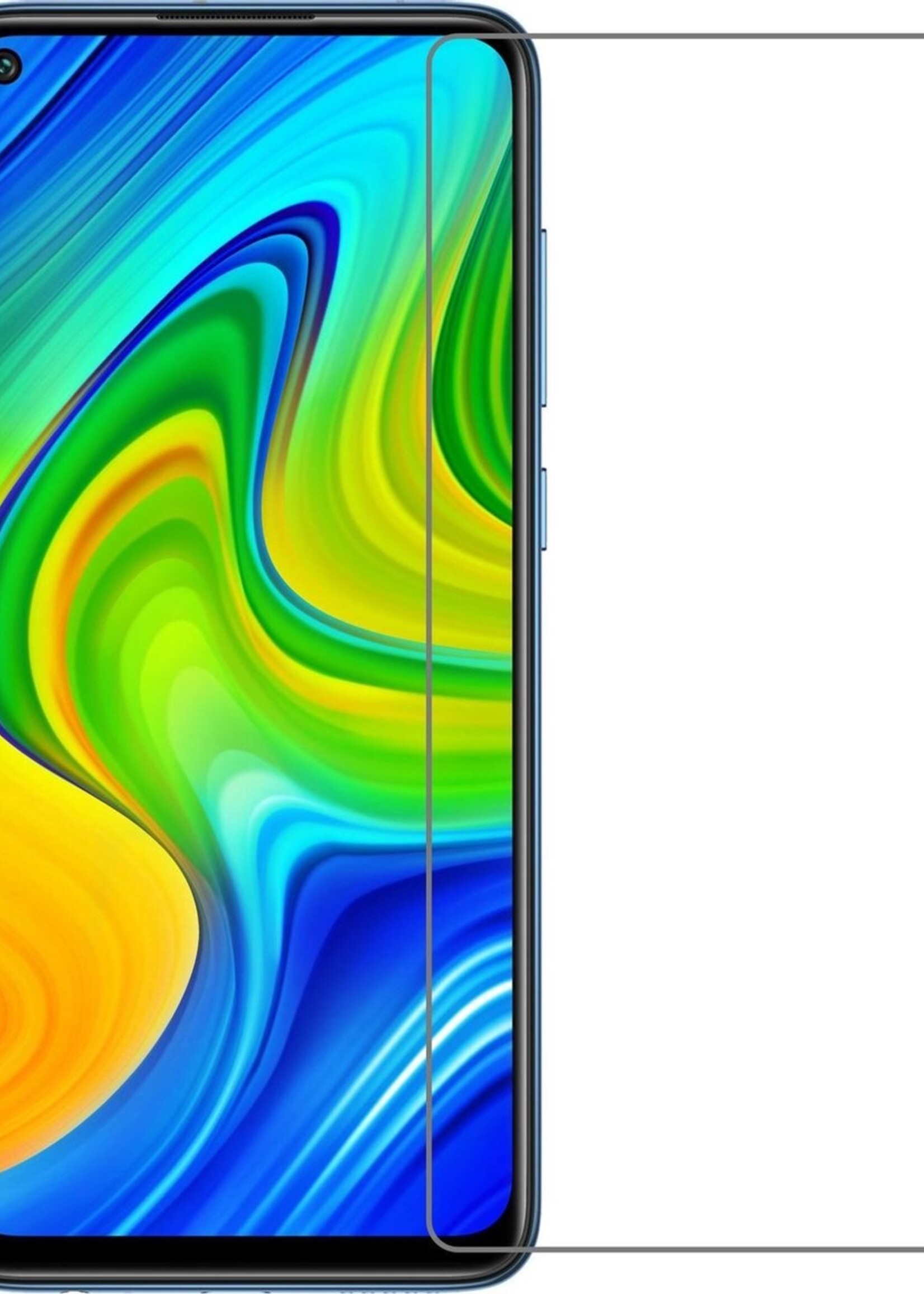 LUQ Screenprotector Geschikt voor Xiaomi Redmi Note 9 Screenprotector Beschermglas Gehard Glas - Screenprotector Geschikt voor Xiaomi Redmi Note 9 Screenprotector Glas