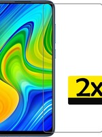 LUQ LUQ Xiaomi Redmi Note 9 Screenprotector - 2 PACK