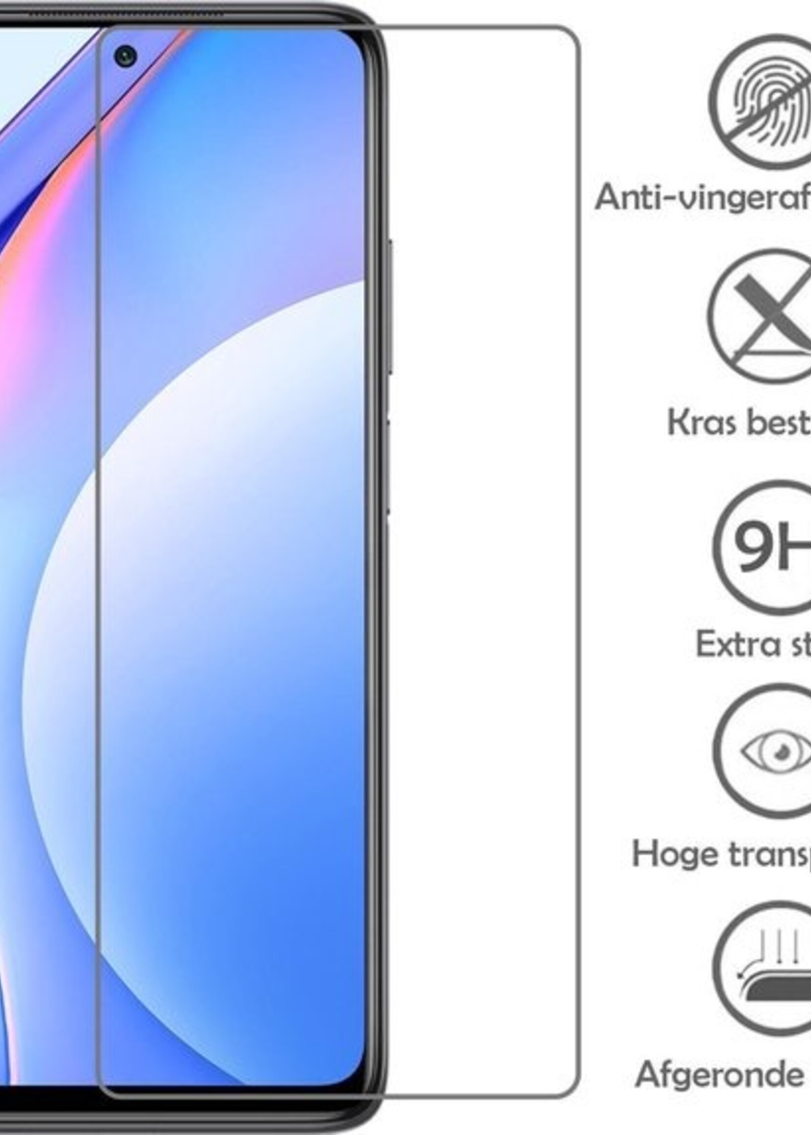 LUQ Screenprotector Geschikt voor Xiaomi Mi 10T Lite Screenprotector Beschermglas Gehard Glas - Screenprotector Geschikt voor Xiaomi Mi 10T Lite Screenprotector Glas - 2 Stuks