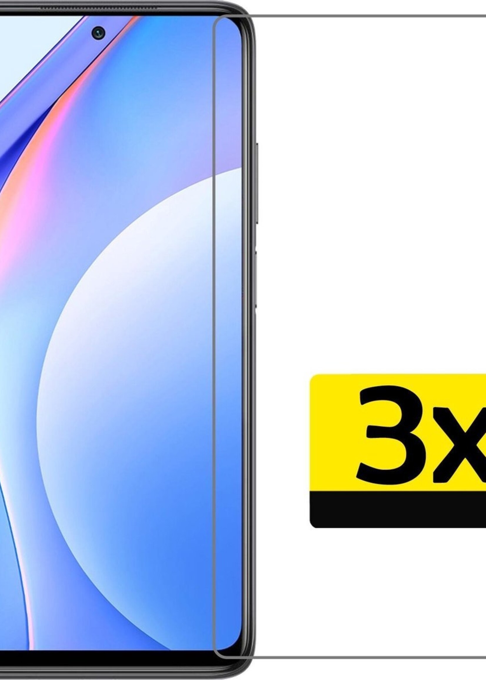 LUQ Screenprotector Geschikt voor Xiaomi Mi 10T Lite Screenprotector Beschermglas Gehard Glas - Screenprotector Geschikt voor Xiaomi Mi 10T Lite Screenprotector Glas - 3 Stuks