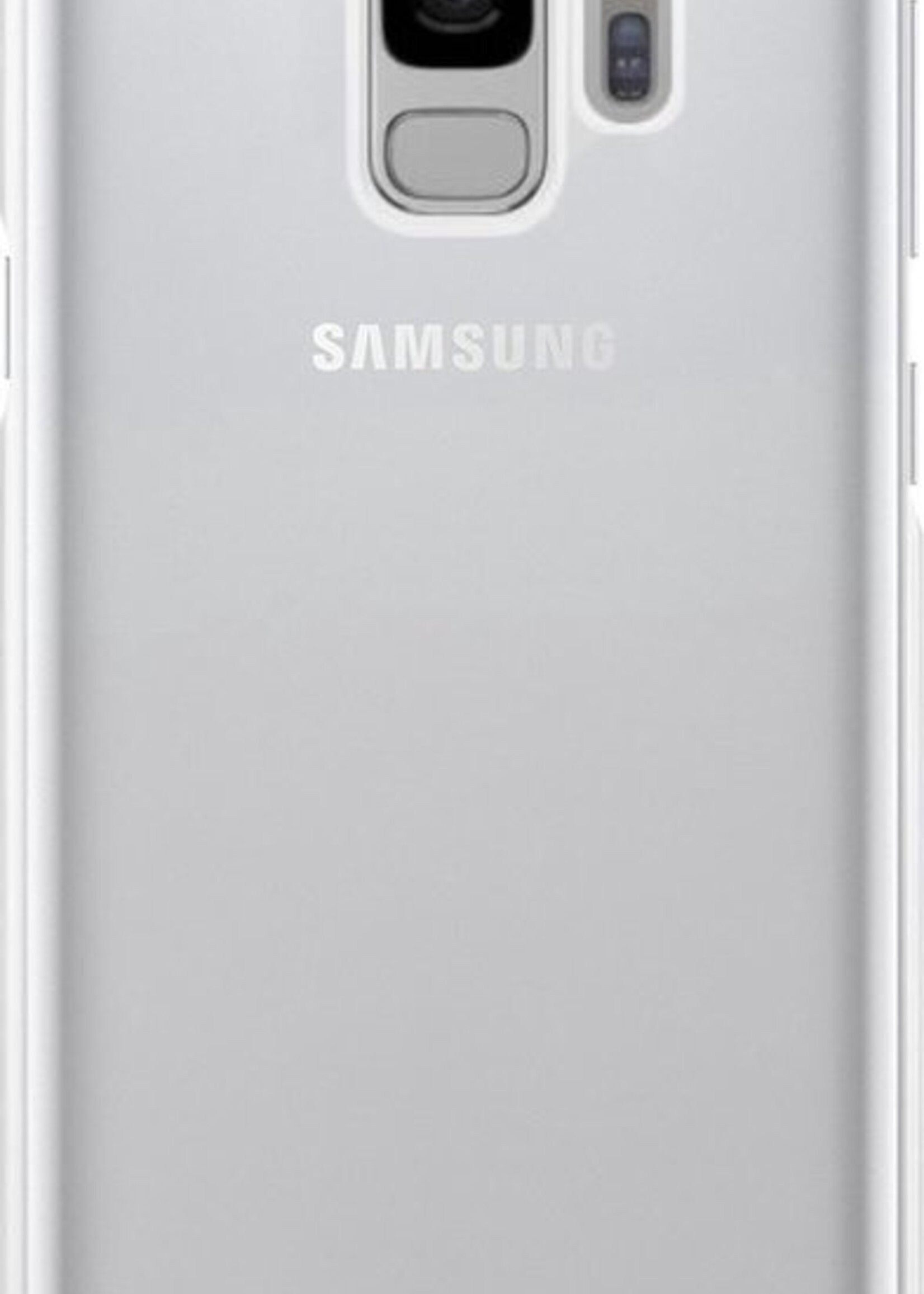 LUQ Hoesje Geschikt voor Samsung S9 Hoesje Siliconen Case - Hoes Geschikt voor Samsung Galaxy S9 Hoes Siliconen - Transparant - 2 Stuks