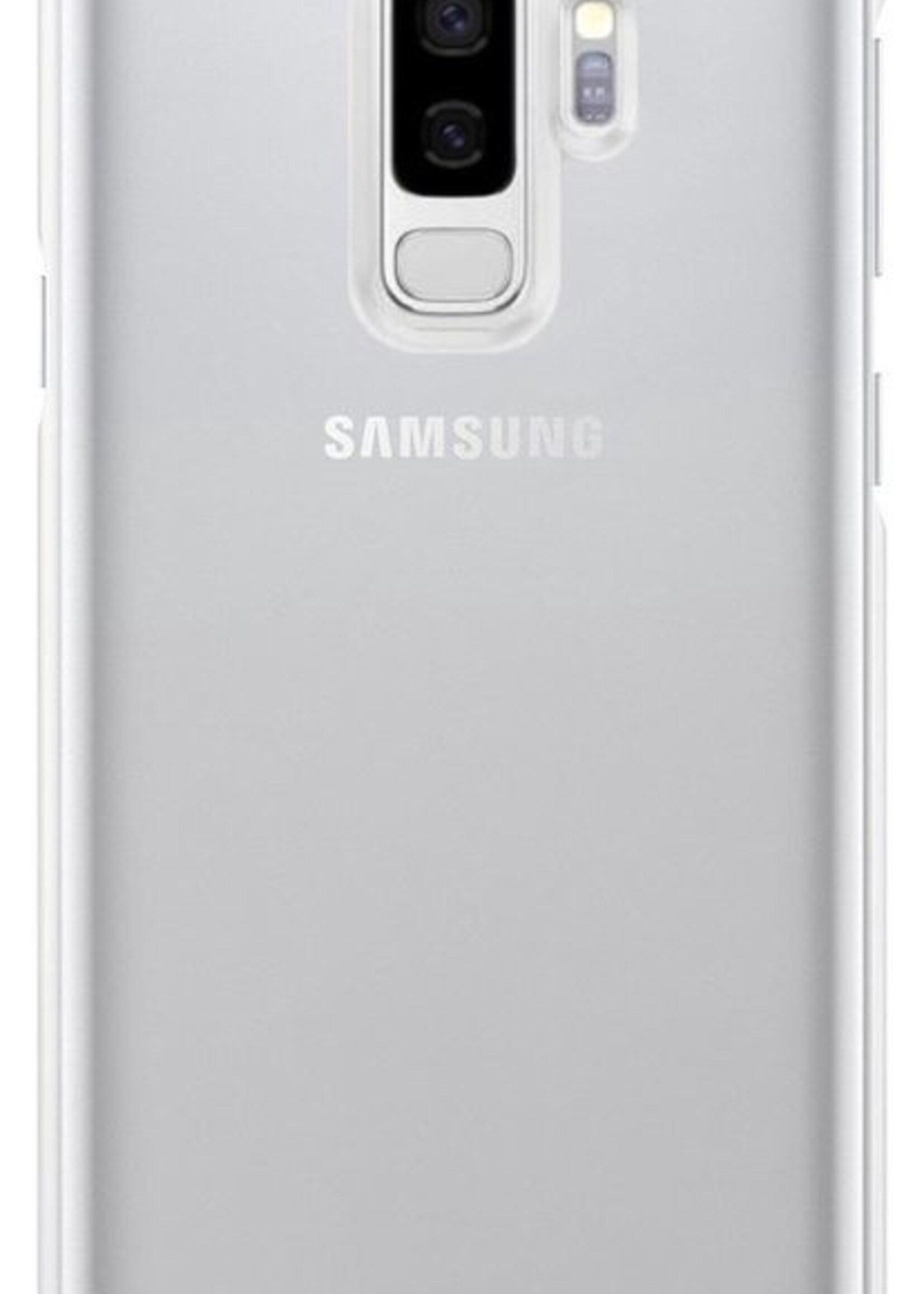 LUQ Hoesje Geschikt voor Samsung S9 Plus Hoesje Shockproof Case Siliconen - Hoes Geschikt voor Samsung Galaxy S9 Plus Hoes Cover Siliconen - Transparant - 2 Stuks