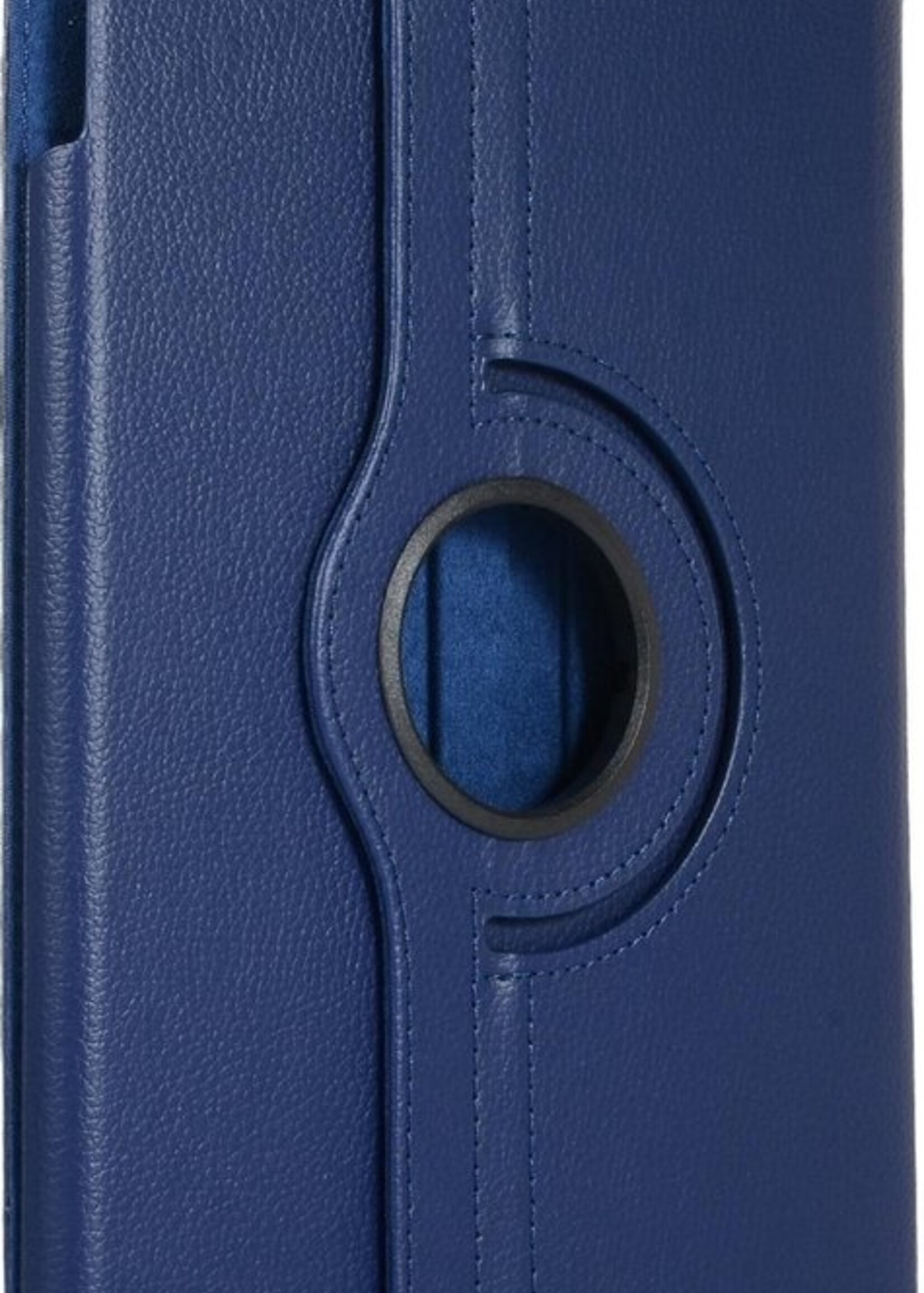 LUQ Hoes Geschikt voor iPad 10.2 2019 Hoes 360 Draaibaar Hoesje Case - Hoesje Geschikt voor iPad 7 Hoes Cover - Donkerblauw