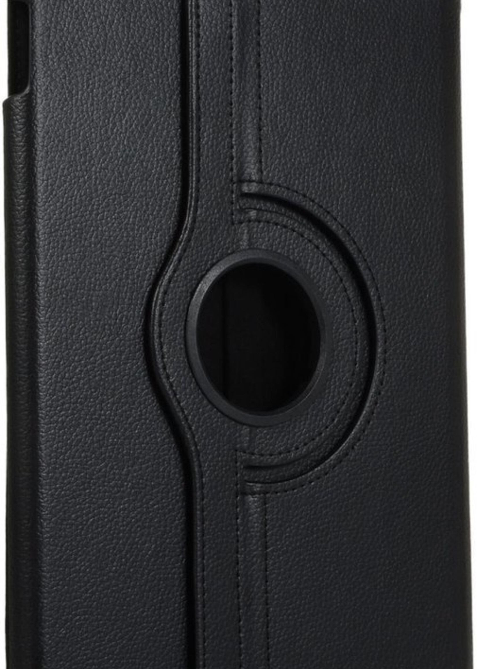 LUQ Hoes Geschikt voor iPad 10.2 2020 Hoes 360 Draaibaar Hoesje Case - Hoesje Geschikt voor iPad 8 Hoes Cover - Zwart