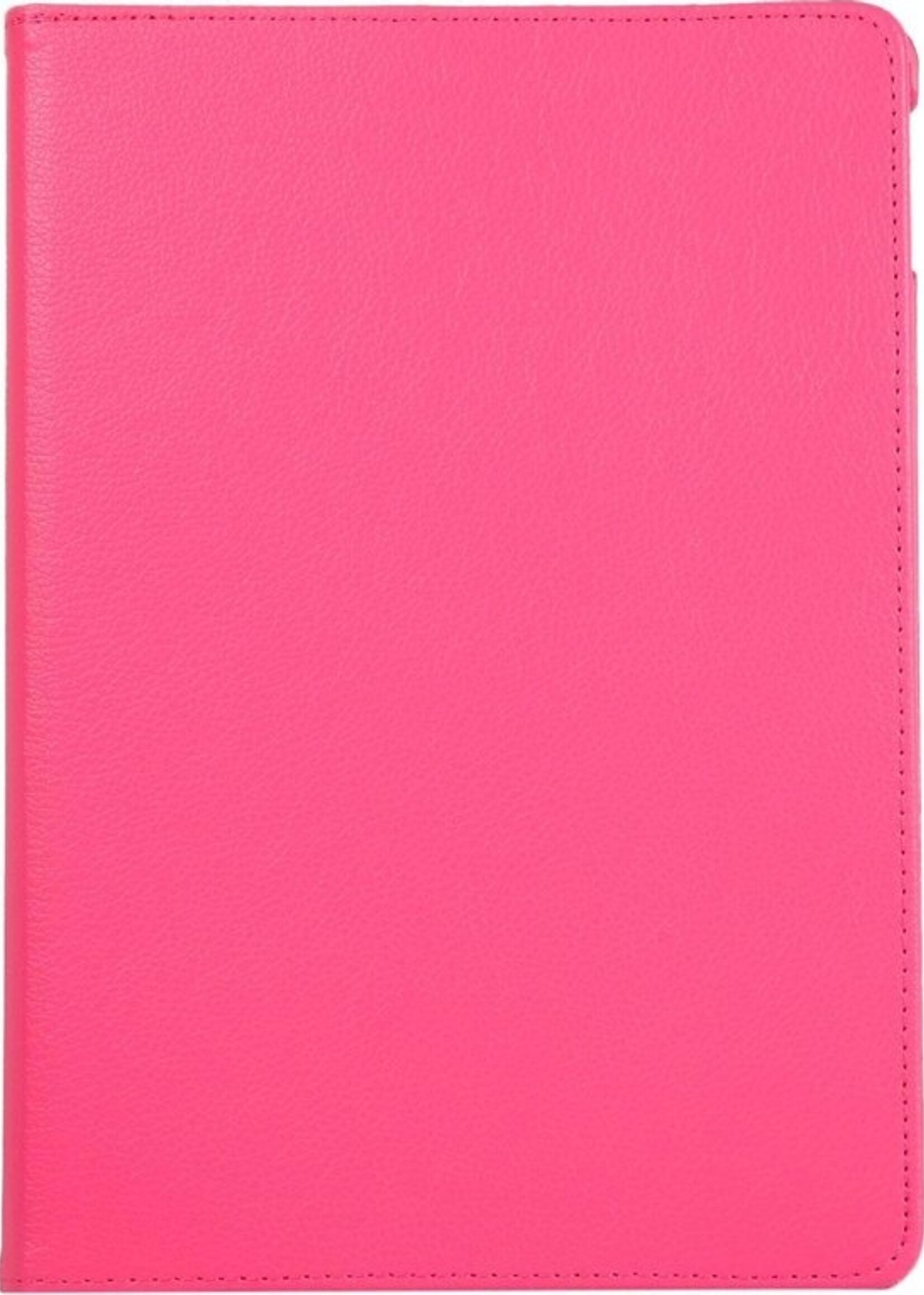 LUQ Hoes Geschikt voor iPad 10.2 2020 Hoes 360 Draaibaar Hoesje Case - Hoesje Geschikt voor iPad 8 Hoes Cover - Donkerroze