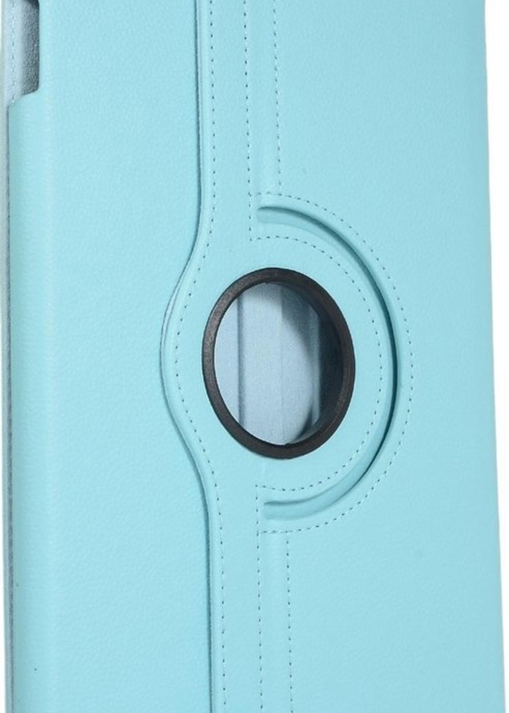 LUQ Hoes Geschikt voor iPad 10.2 2019 Hoes 360 Draaibaar Hoesje Case - Hoesje Geschikt voor iPad 7 Hoes Cover - Lichtblauw