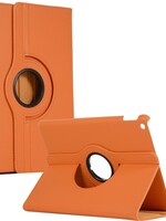 LUQ LUQ iPad 10.2 2020 Hoes Draaibaar Hoesje 360 Graden Cover Case - Oranje