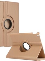 LUQ LUQ iPad 10.2 2020 Hoes Draaibaar Hoesje 360 Graden Cover Case - Goud